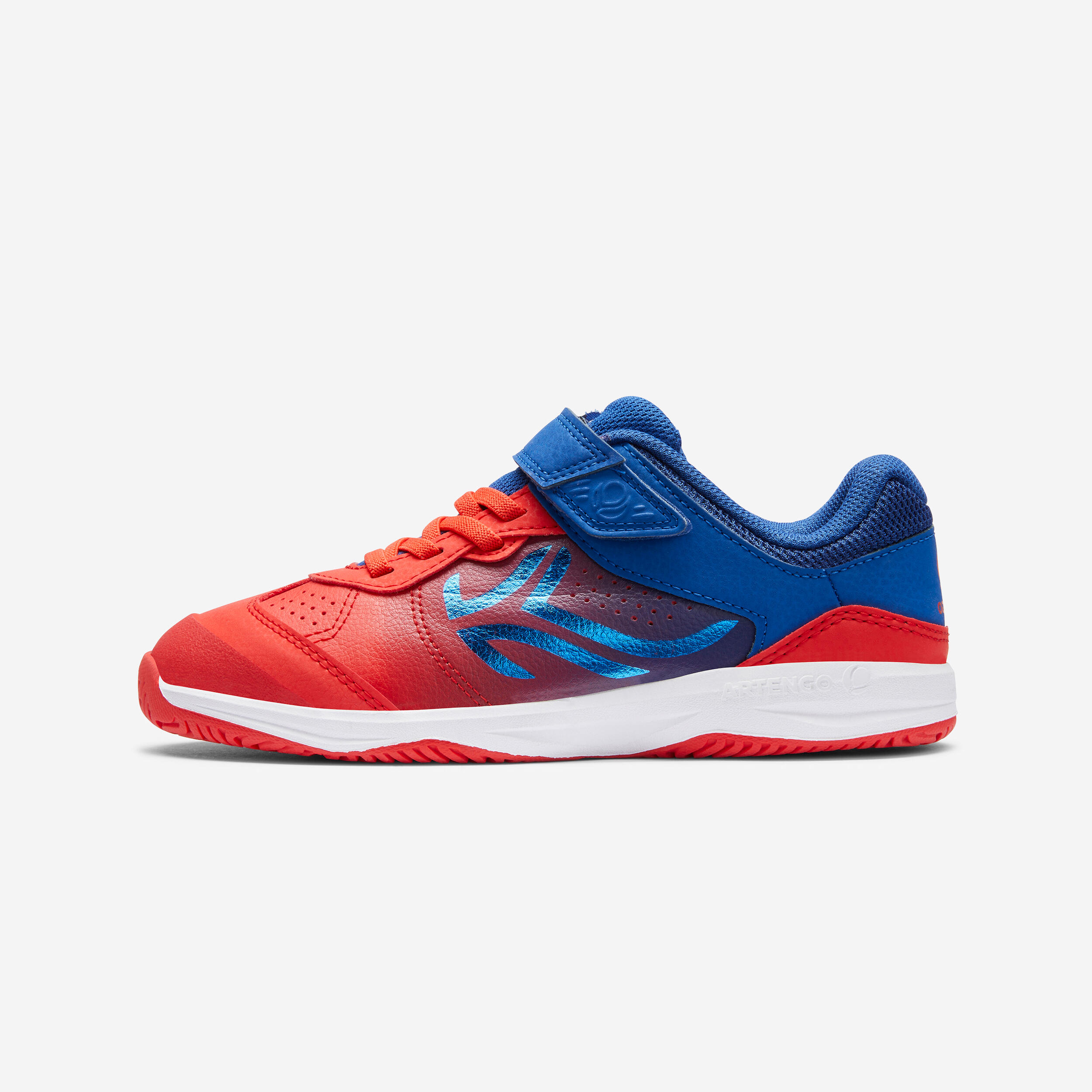 DECATHLON DETSKÁ OBUV TS160 NA TENIS SPIDER oranžová 274@37-DECATHLON