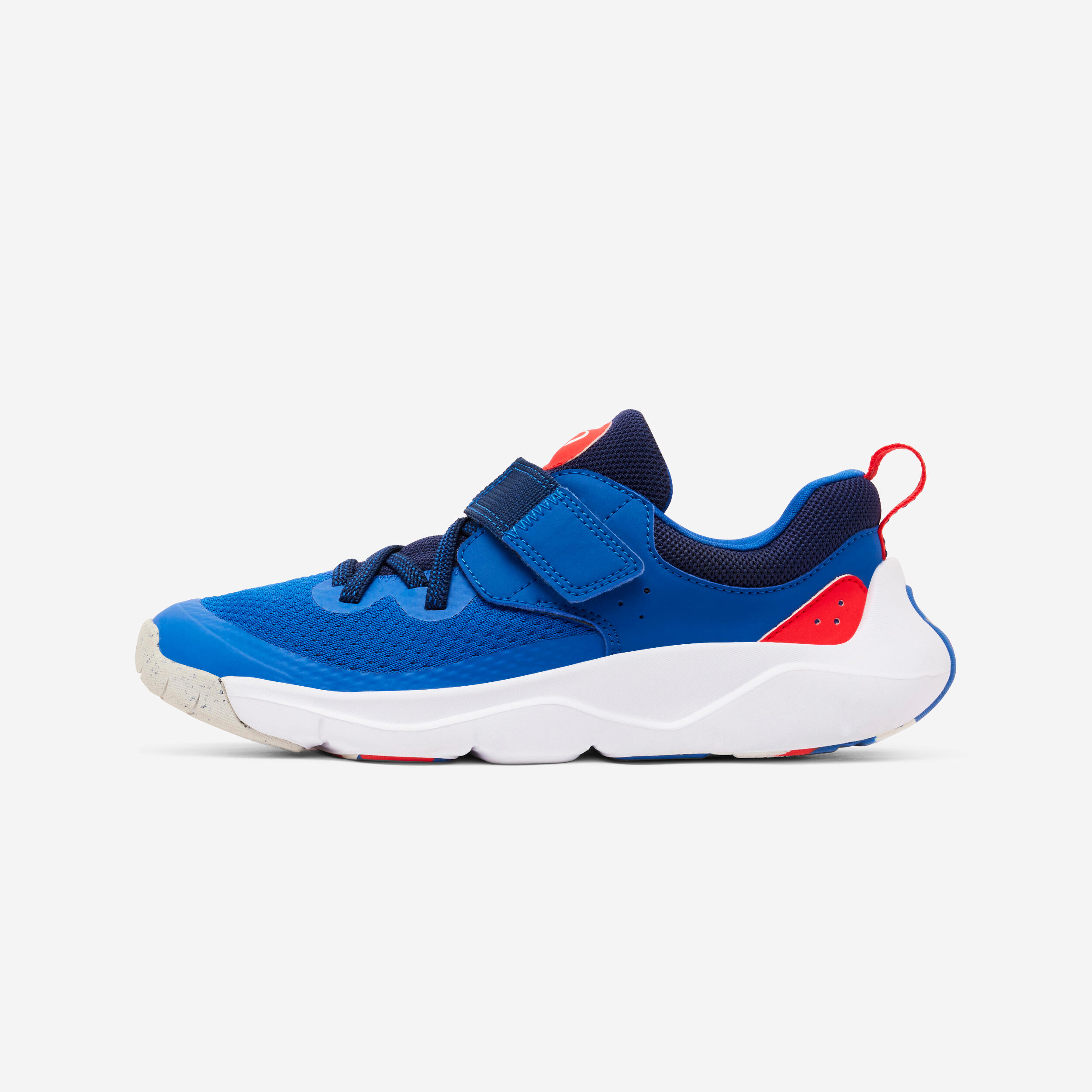 DECATHLON Detská obuv Playful Fast s pružnými šnúrkami modrá 1264@33-DECATHLON