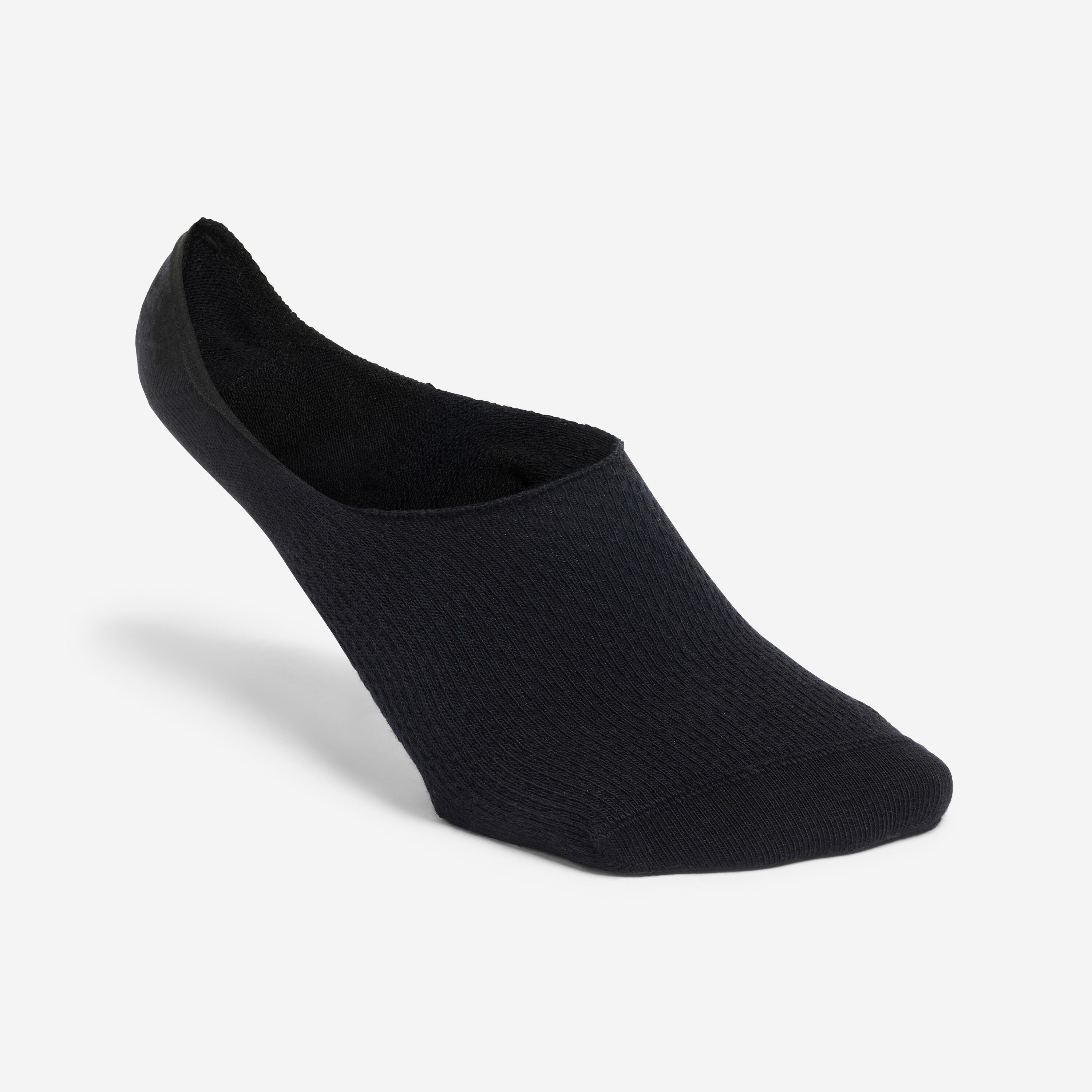 DECATHLON Ponožky Invisible 3 páry čierne 1048@43-46-DECATHLON
