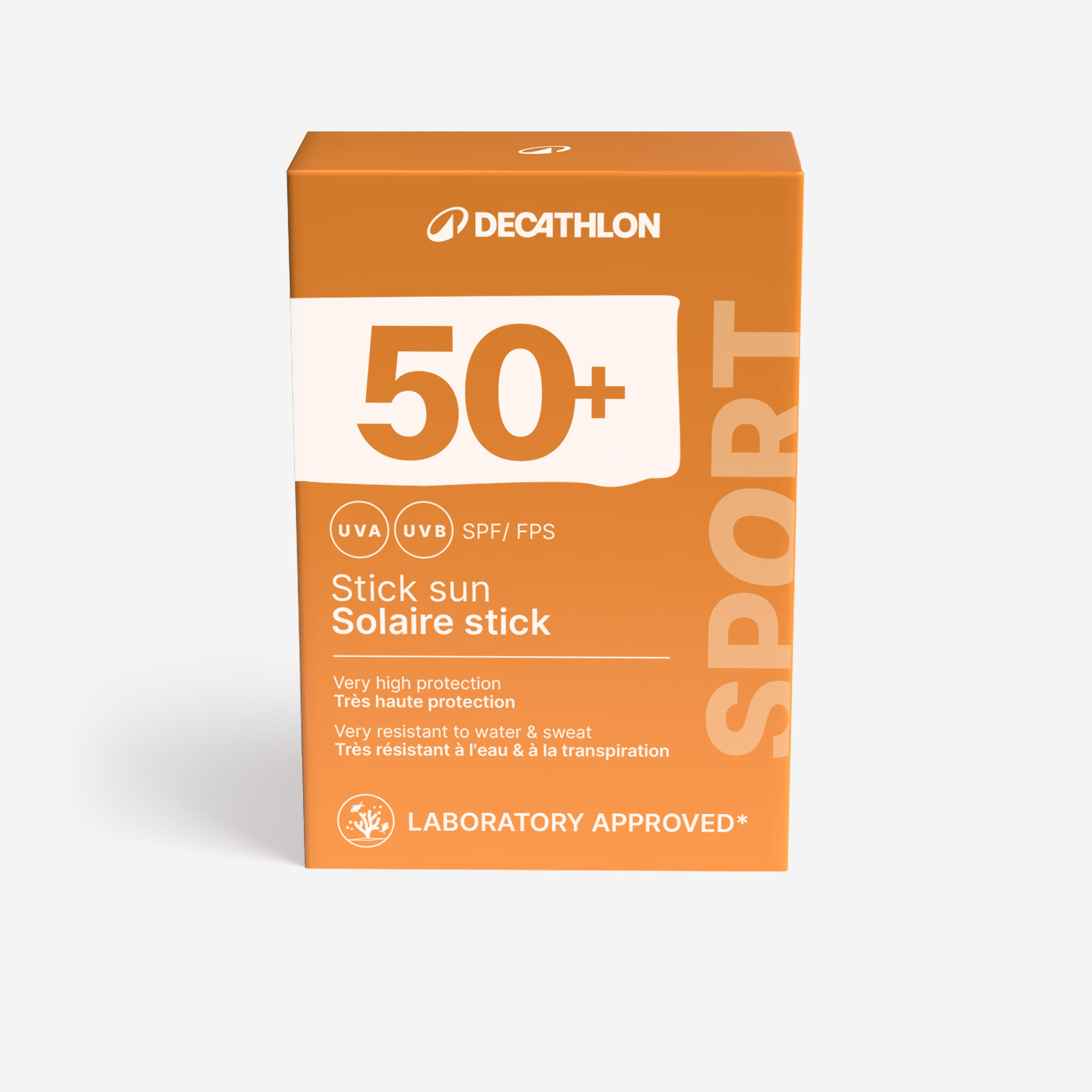 DECATHLON Tuhý opaľovací krém Sport SPF 50+ 25 g 167@IP 50-DECATHLON