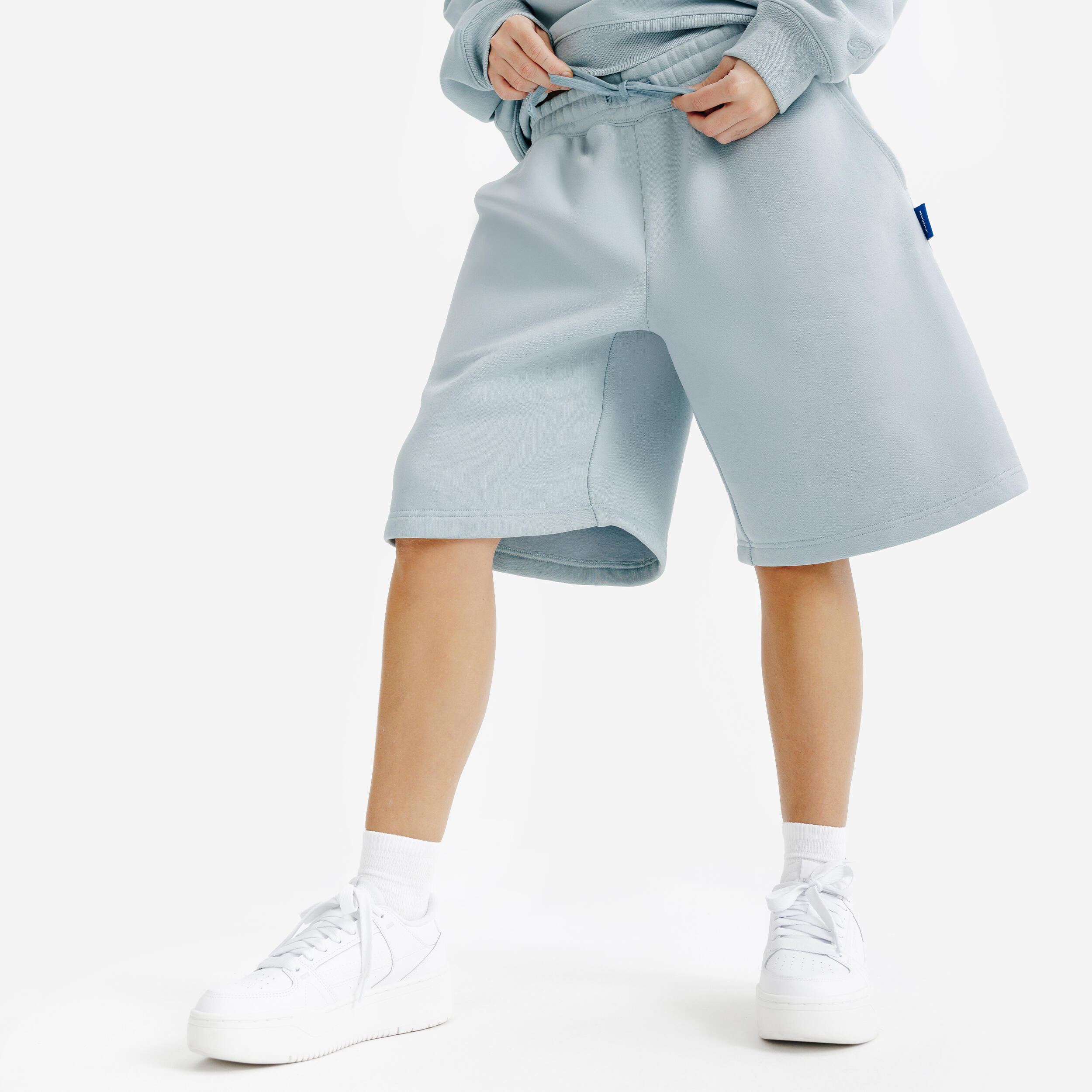 DECATHLON Unisex šortky modré 340@L-DECATHLON