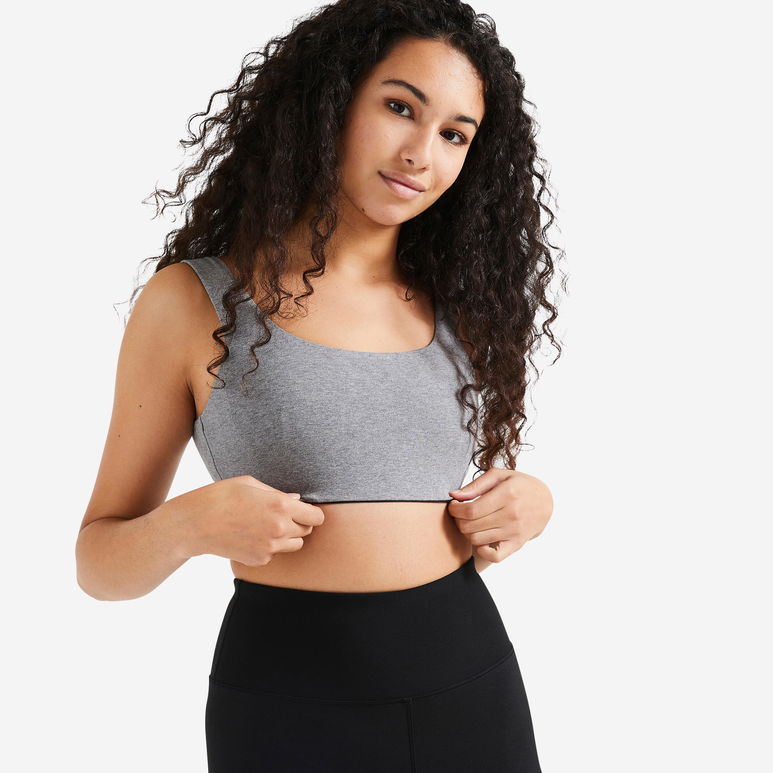DOMYOS PODPRSENKA 120 NA FITNESS SO SLABÝM SPEVNENÍM modrá 875@XL-DOMYOS