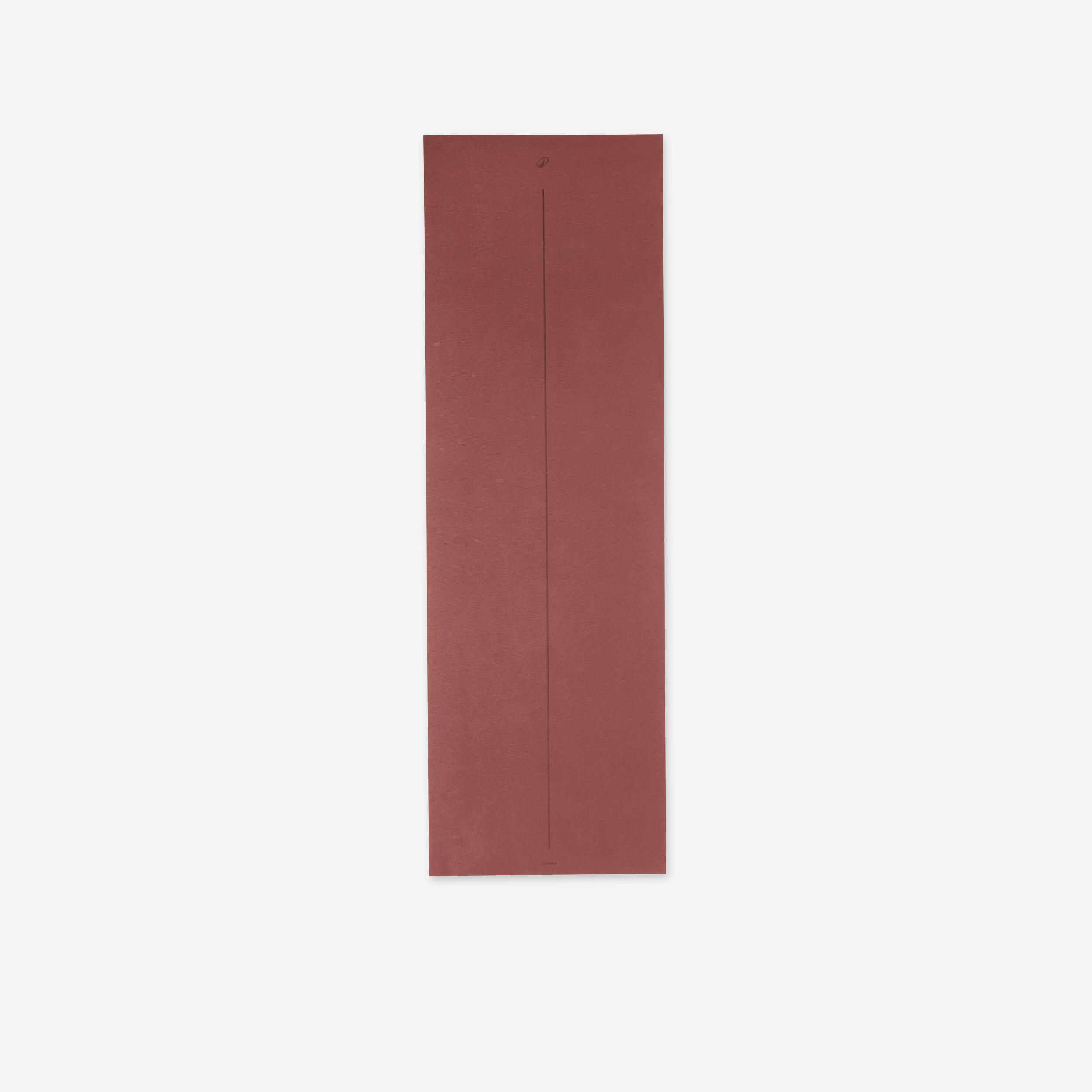 DOMYOS Podložka na jogu pre začiatočníkov 180 cm x 58 cm hnedá hnedá-DOMYOS