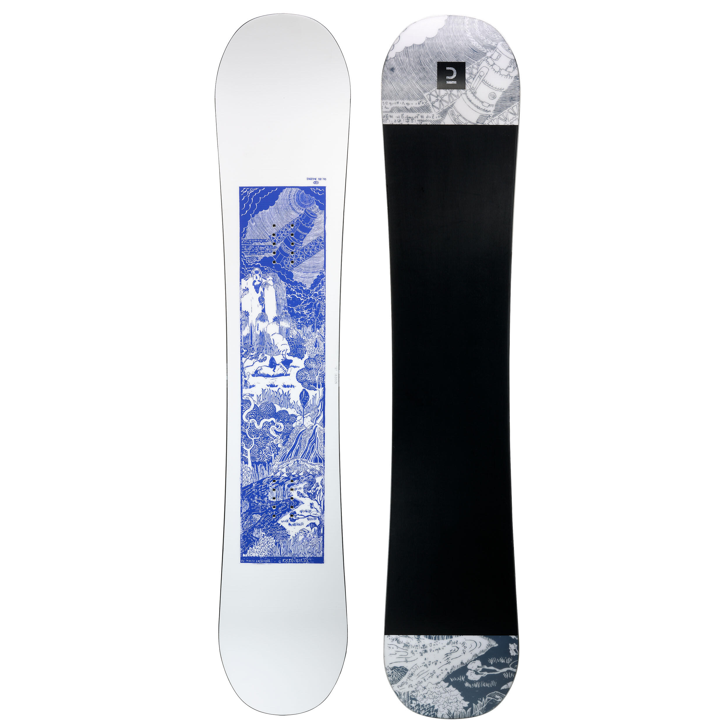 DREAMSCAPE Snowboardová doska Endzone 900 Pro Enzo Valax na freestyle 296@157 cm-DREAMSCAPE