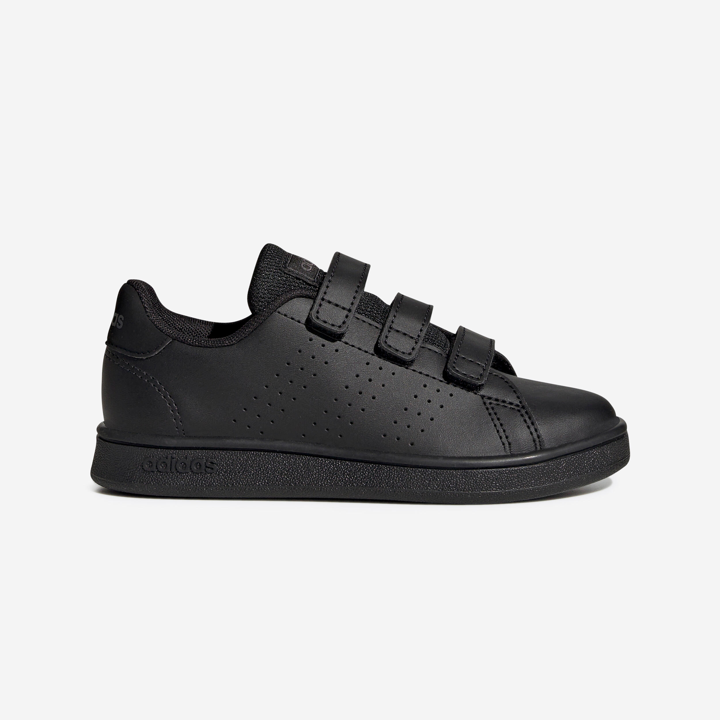 Detské tenisky Adidas Advantage na suchý zips od 28 do 34 čierne 274@31-ADIDAS