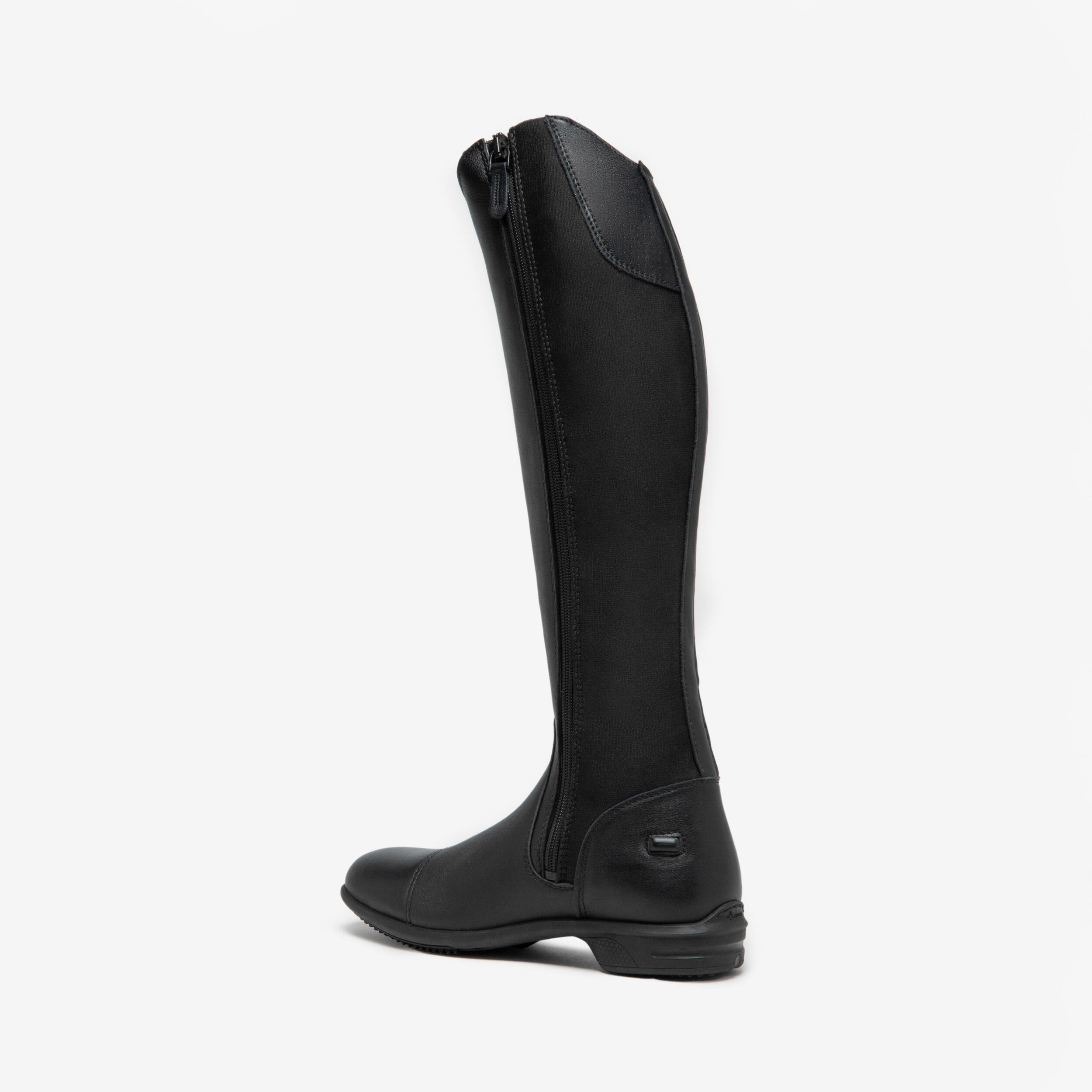 FOUGANZA Jazdecké čižmy 560 unisex čierne 886@38 M-L-FOUGANZA