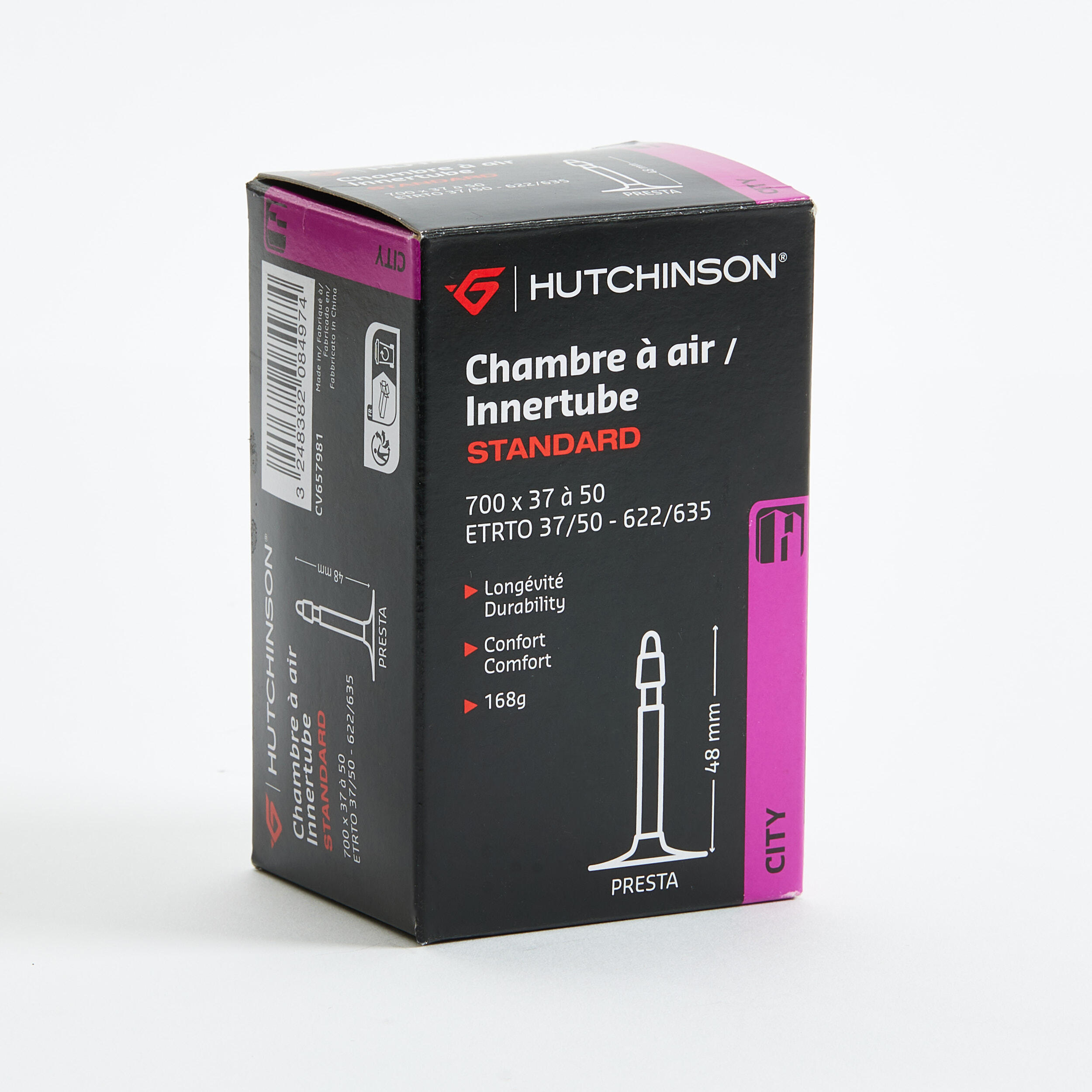 HUTCHINSON duša 700 × 37 – 50 ventil Presta 48 mm 254@UNI-HUTCHINSON