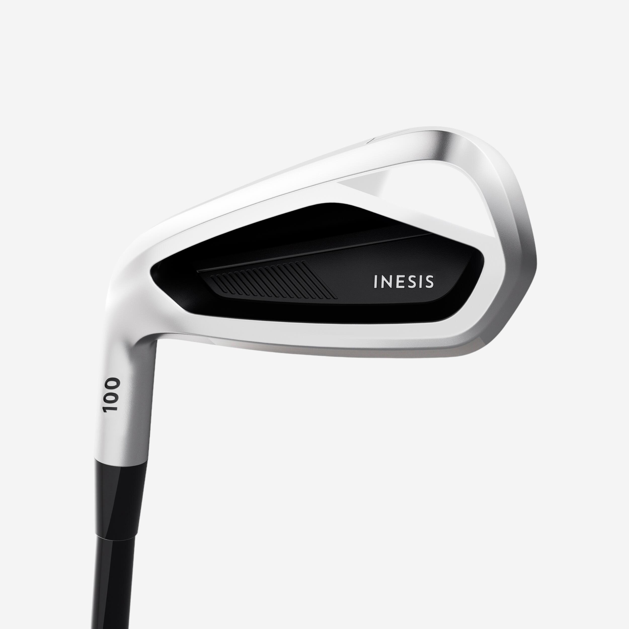 INESIS Súprava golfových želiez 100 pre ľavákov veľkosť 2 oceľ 157@železo 7-INESIS