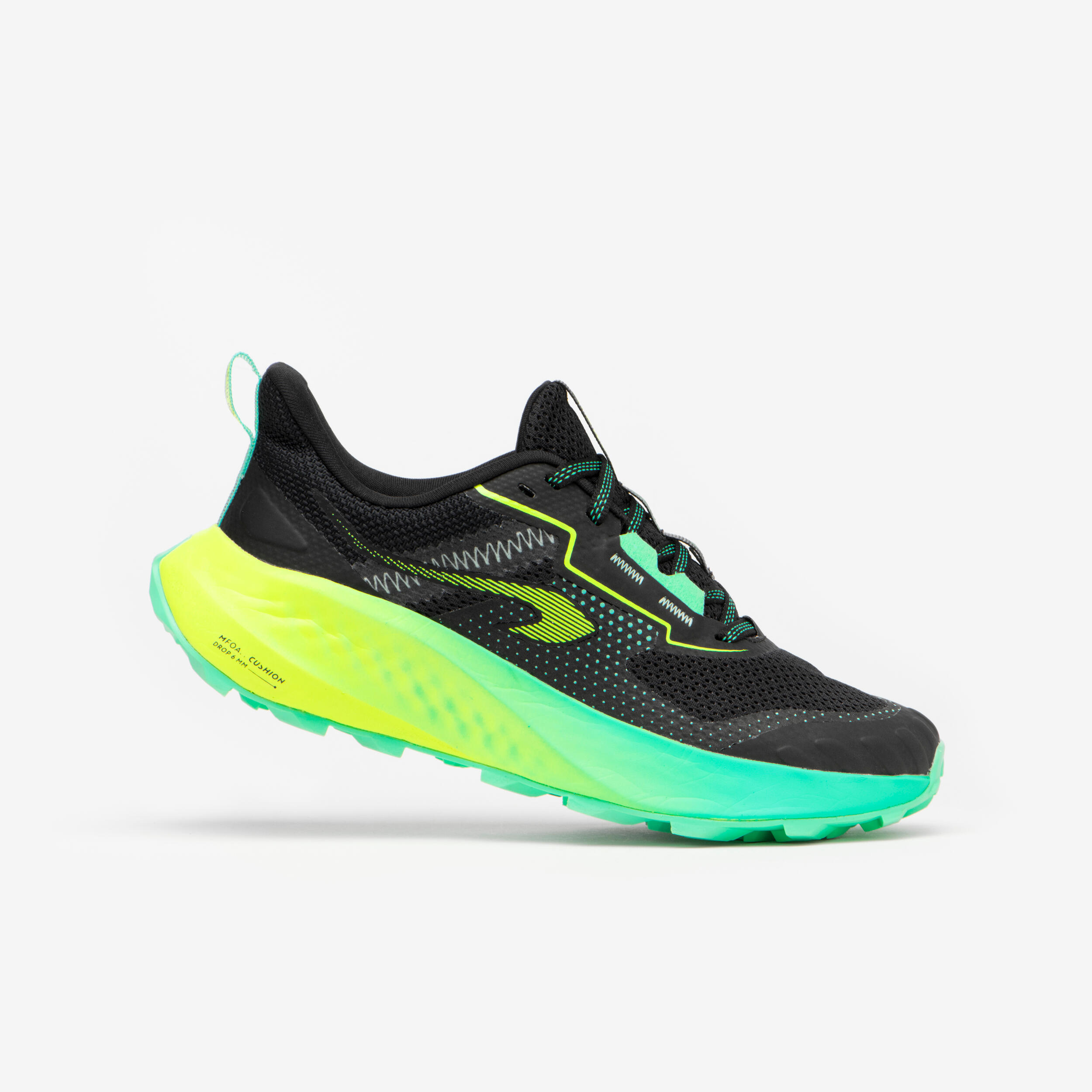 KIPRUN Detská bežecká obuv K500 Grip čierna 274@40-KIPRUN