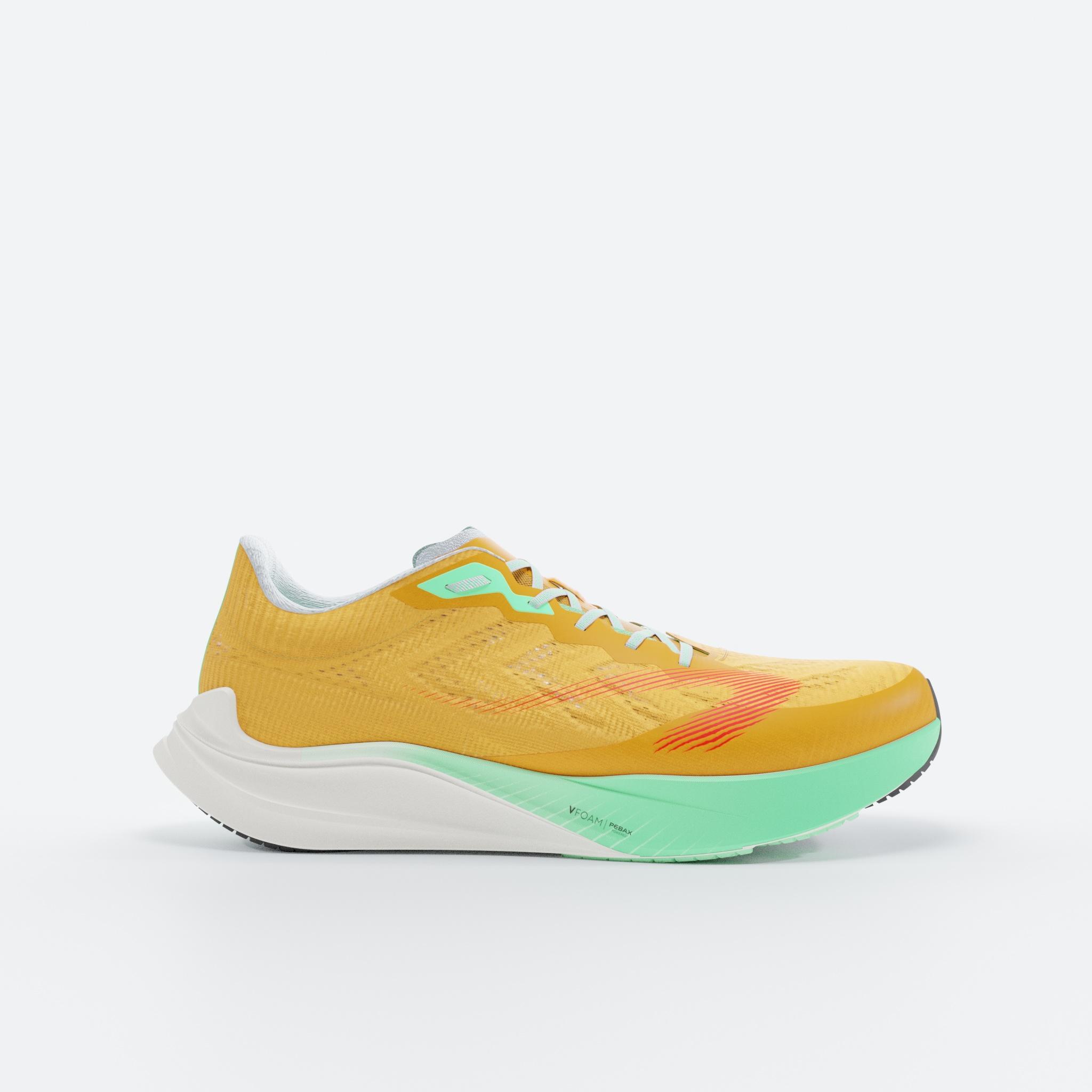 KIPRUN Pánska bežecká obuv KD900 Light žltá oranžová 272@41-KIPRUN
