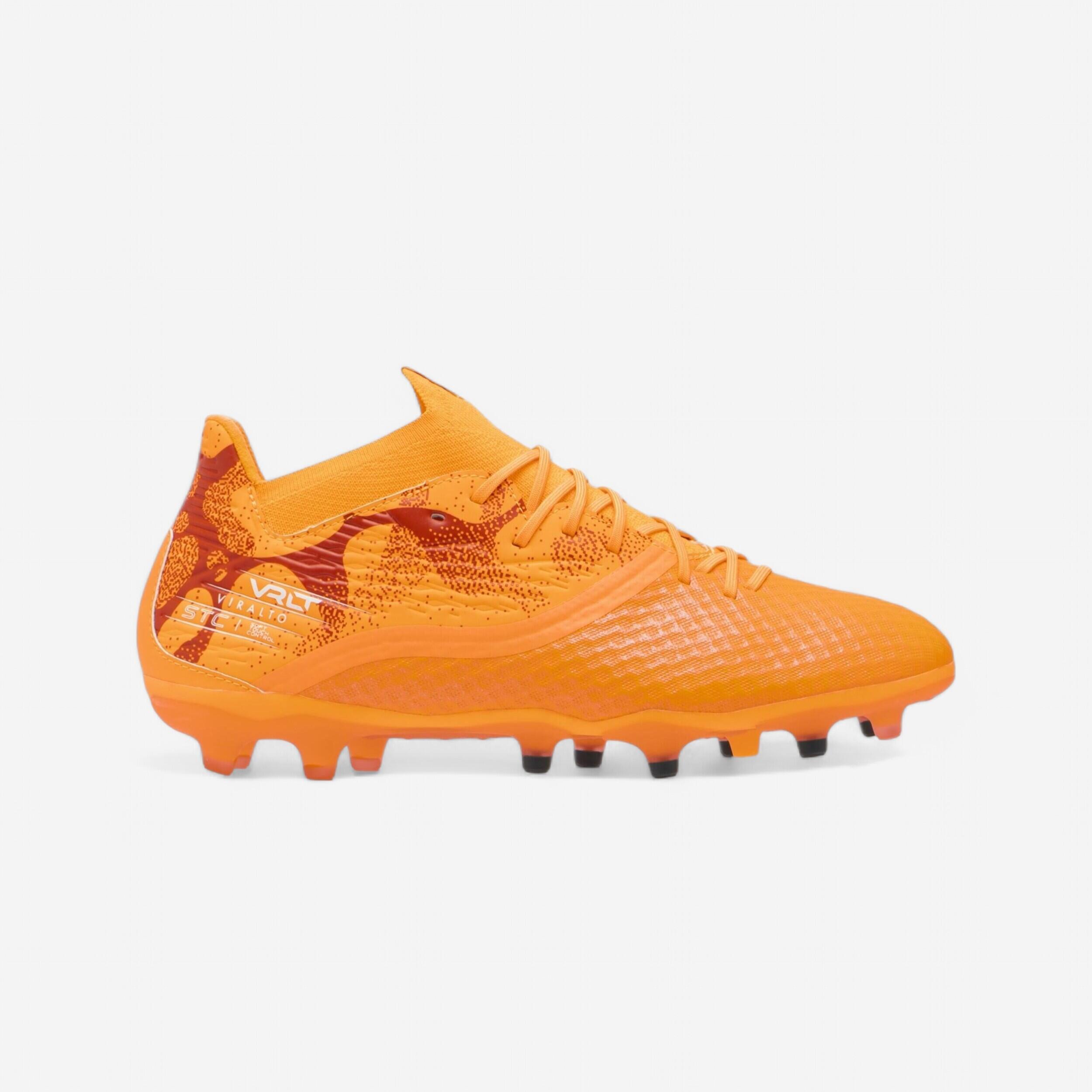 KIPSTA Futbalové kopačky VIRALTO III 3D AIRMESH FG oranžové oranžová 272@45-KIPSTA