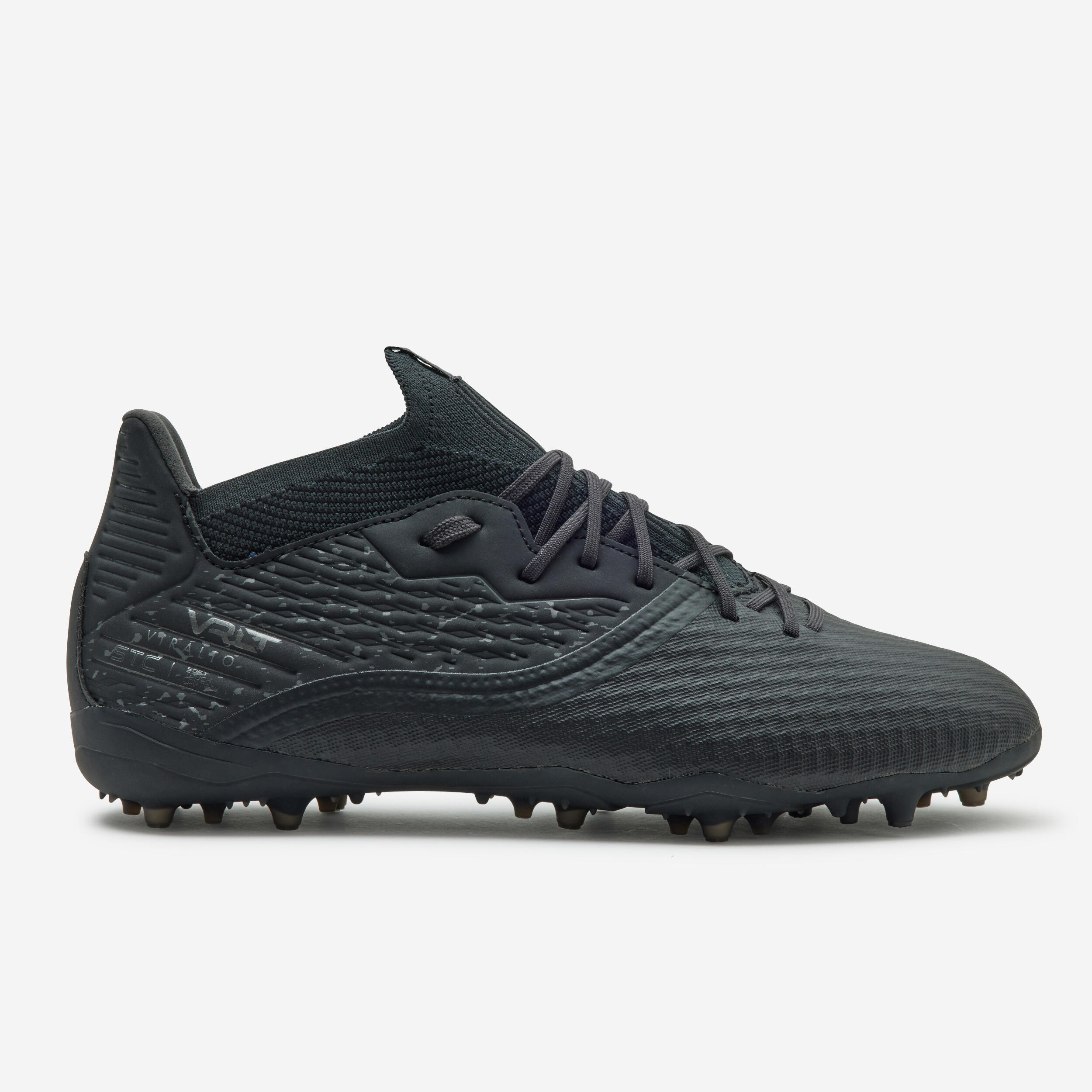 KIPSTA Futbalové kopačky VIRALTO III 3D AIRMESH MG/AG Intense čierne 272@40-KIPSTA