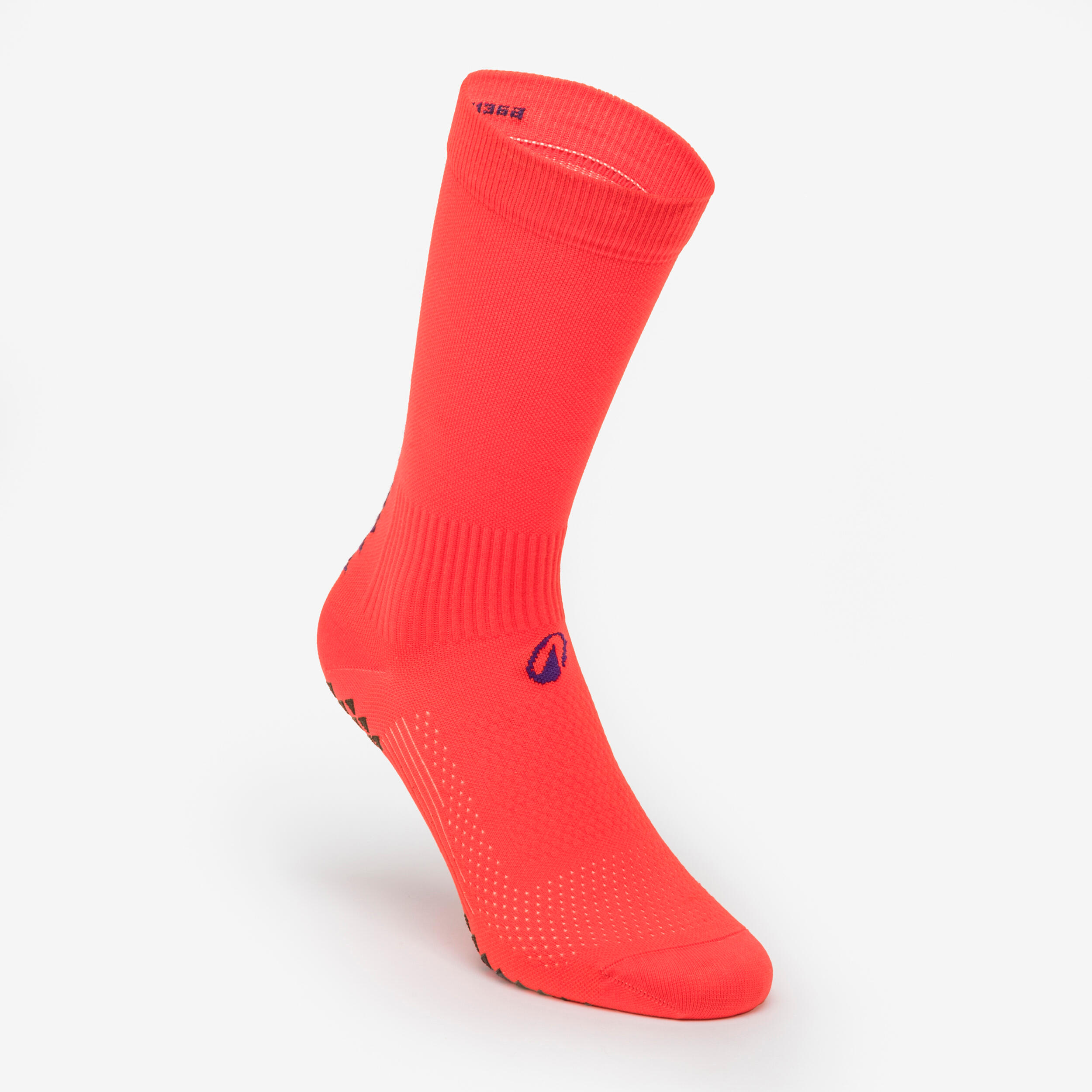 KIPSTA Futbalové ponožky Viralto II Mid priľnavé červené 272@47-48-KIPSTA