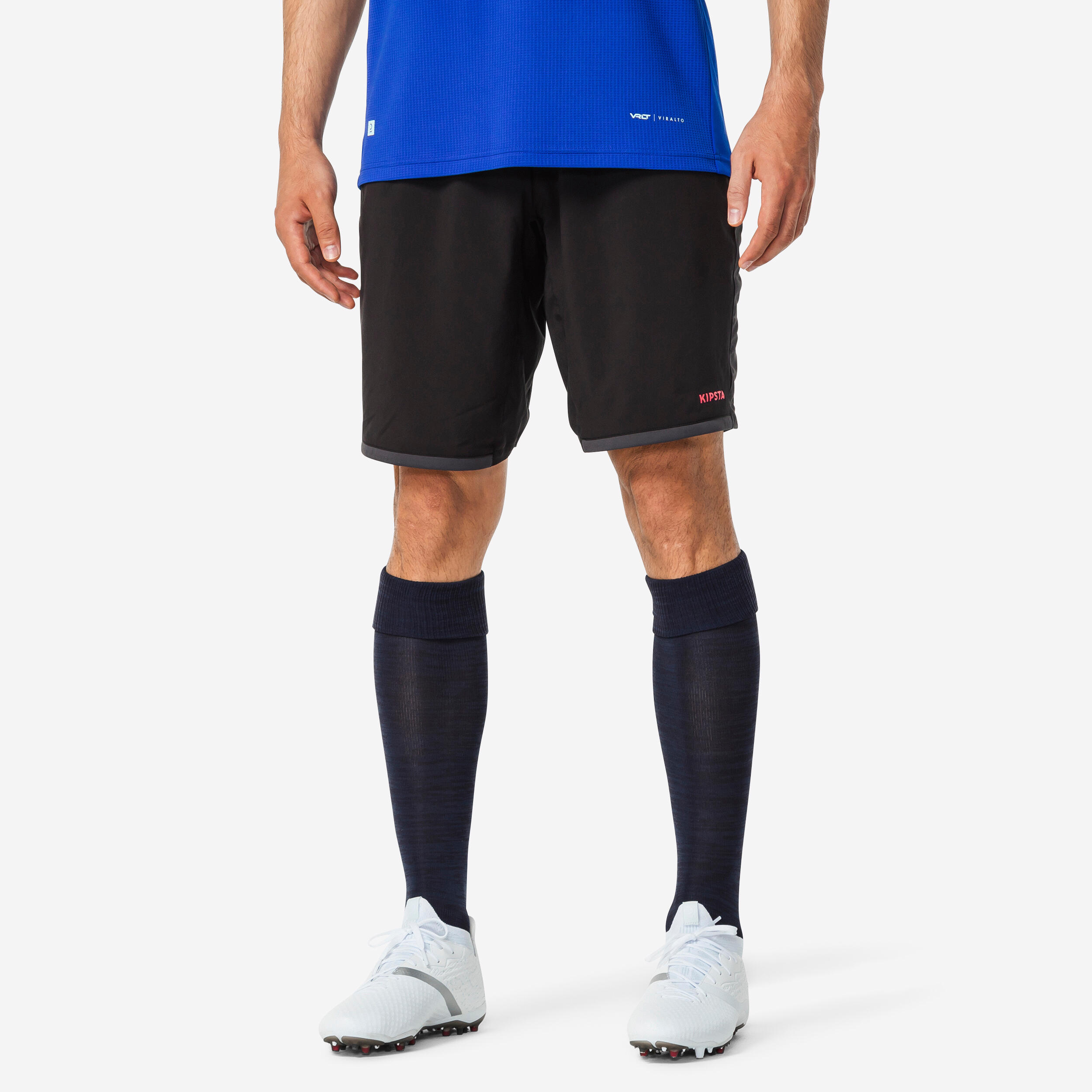 KIPSTA Futbalové šortky Viralto II čierno-sivé čierna 340@L-KIPSTA