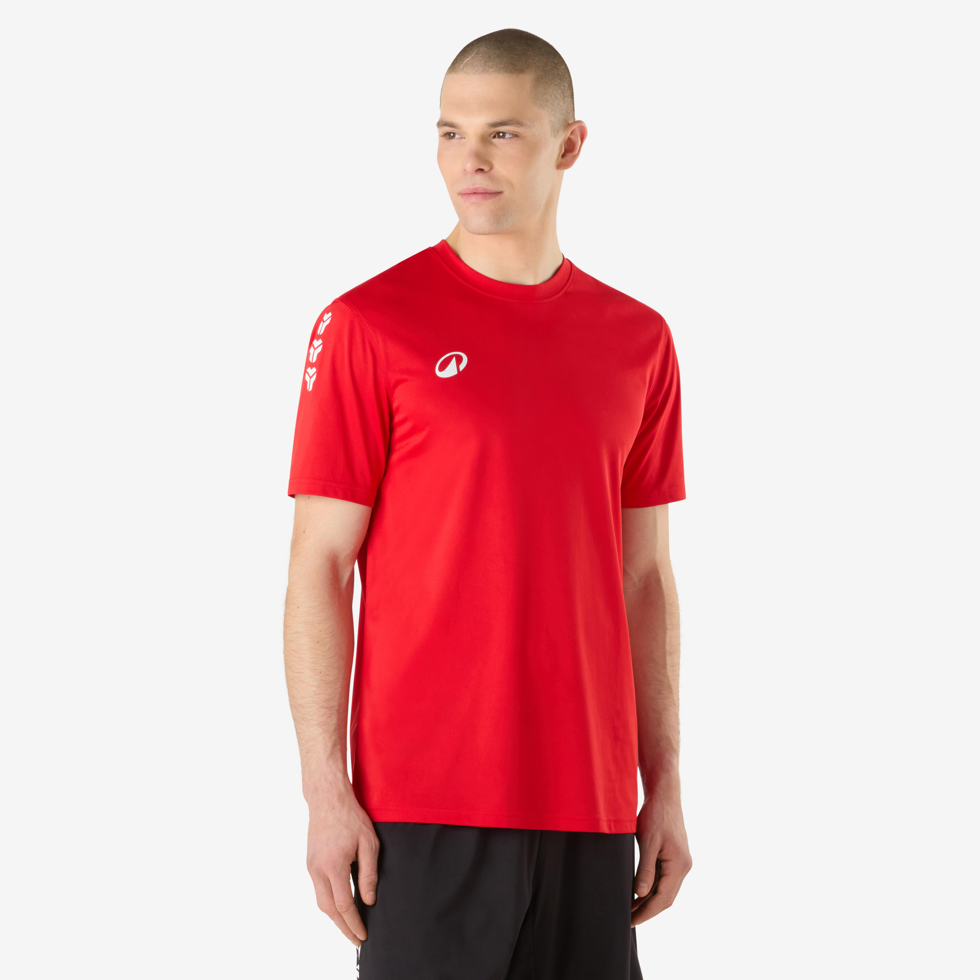 KIPSTA Pánsky dres na hádzanú H100 červený červená 349@2XL-KIPSTA