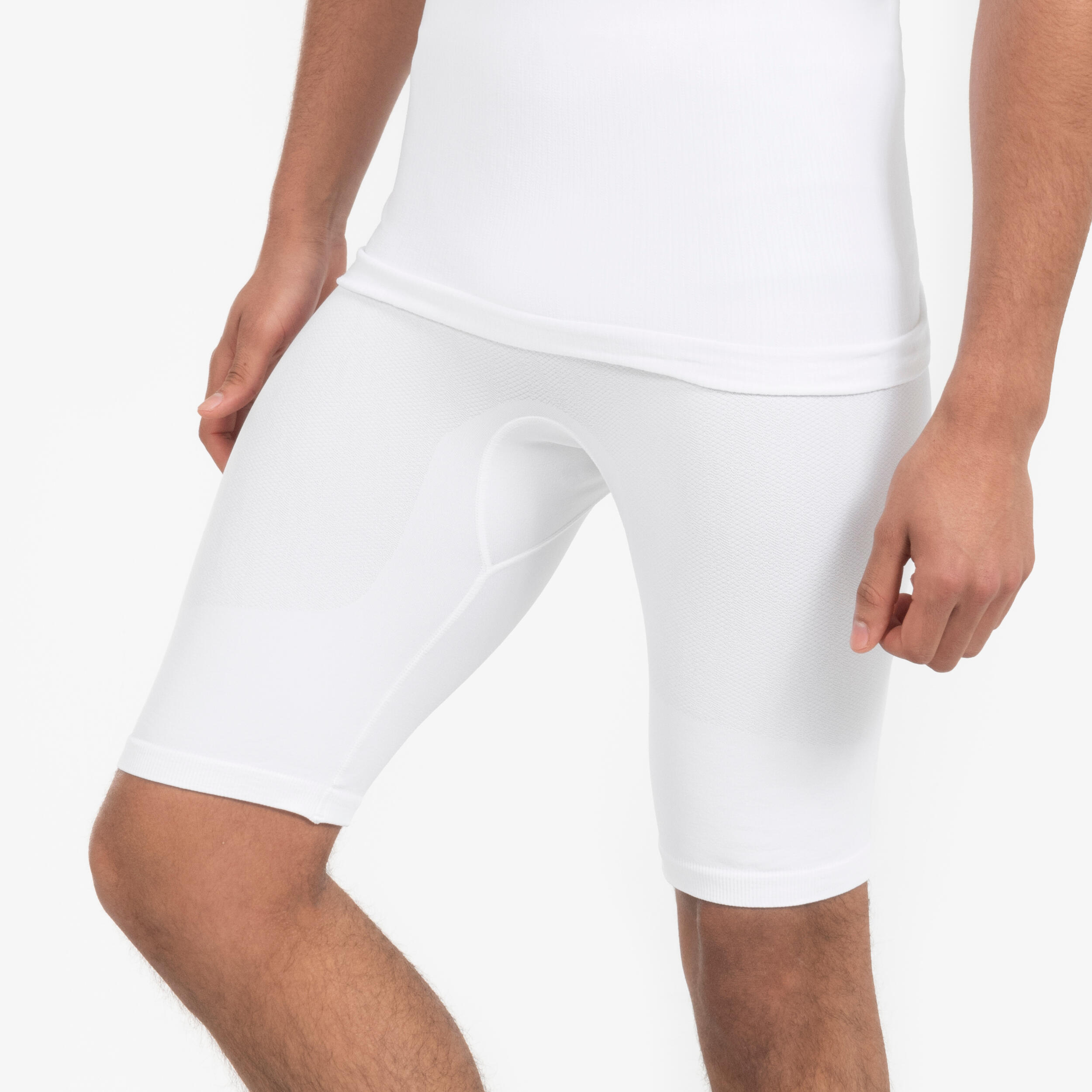 KIPSTA Spodné futbalové šortky Keepdry biele 340@2XL-KIPSTA