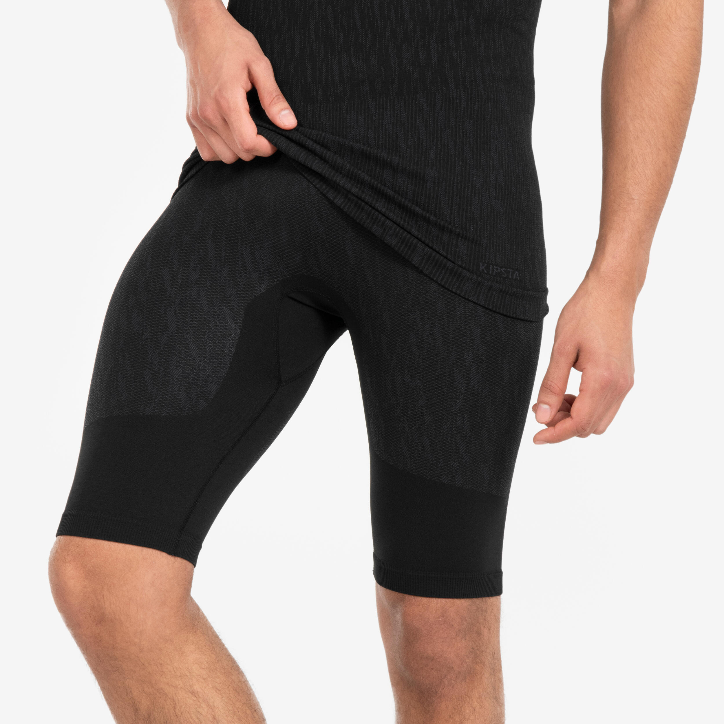 KIPSTA Spodné futbalové šortky Keepdry čierne 340@2XL-KIPSTA