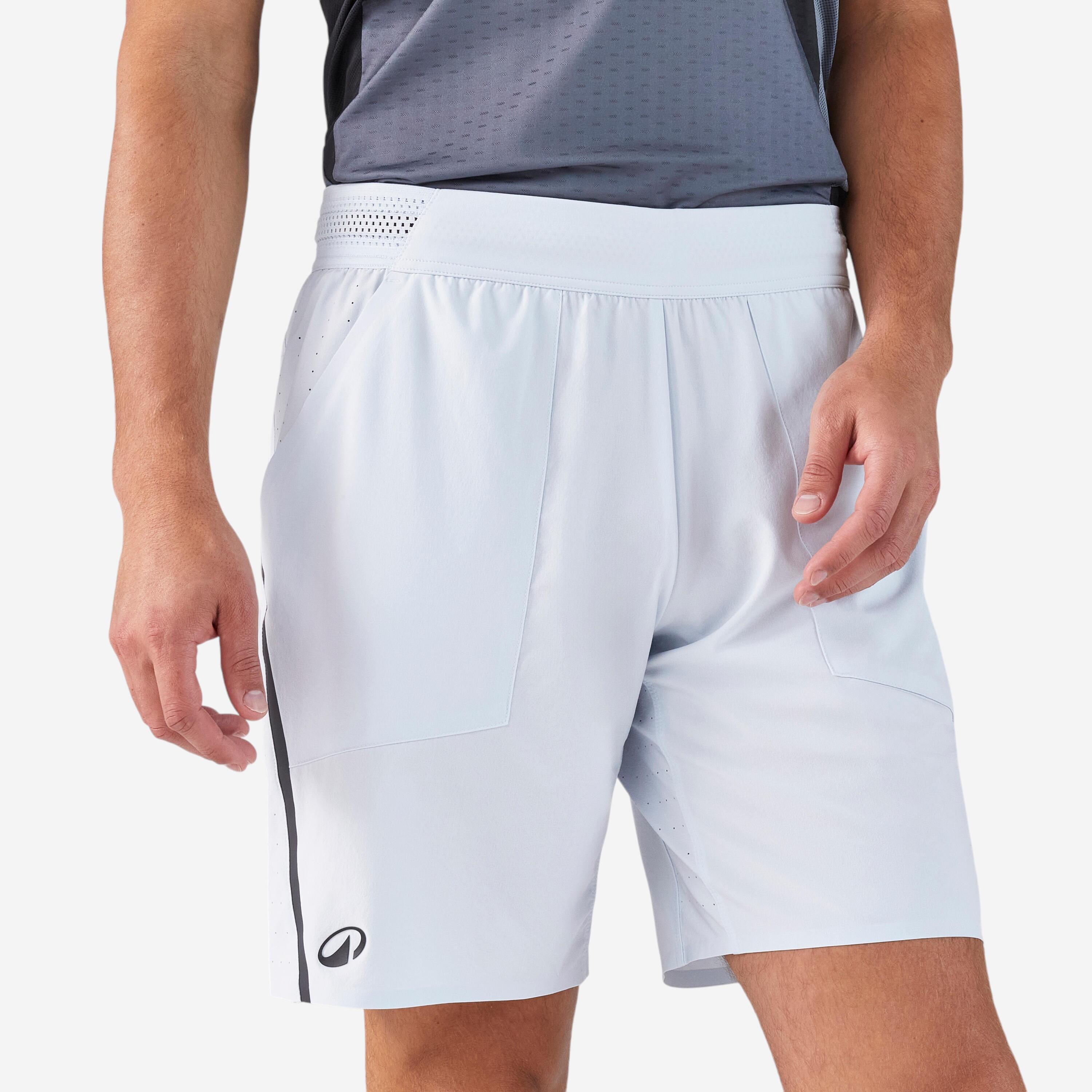 KUIKMA Pánske šortky na padel Dry+ priedušné svetlomodré 340@XL-KUIKMA
