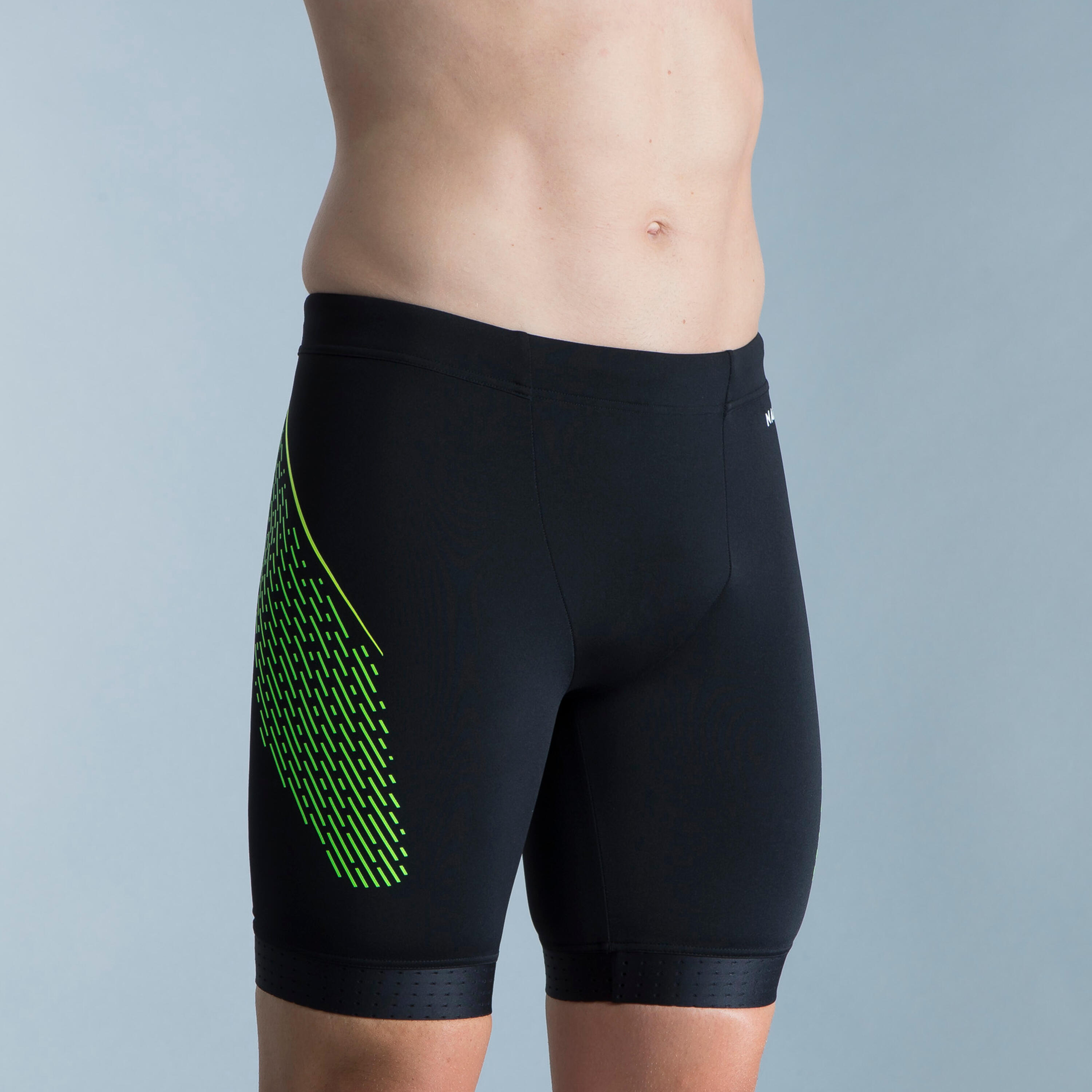 NABAIJI PÁNSKE PLAVKY JAMMER FITI ČIERNO-ŽLTÉ čierna 340@XL-2XL-NABAIJI