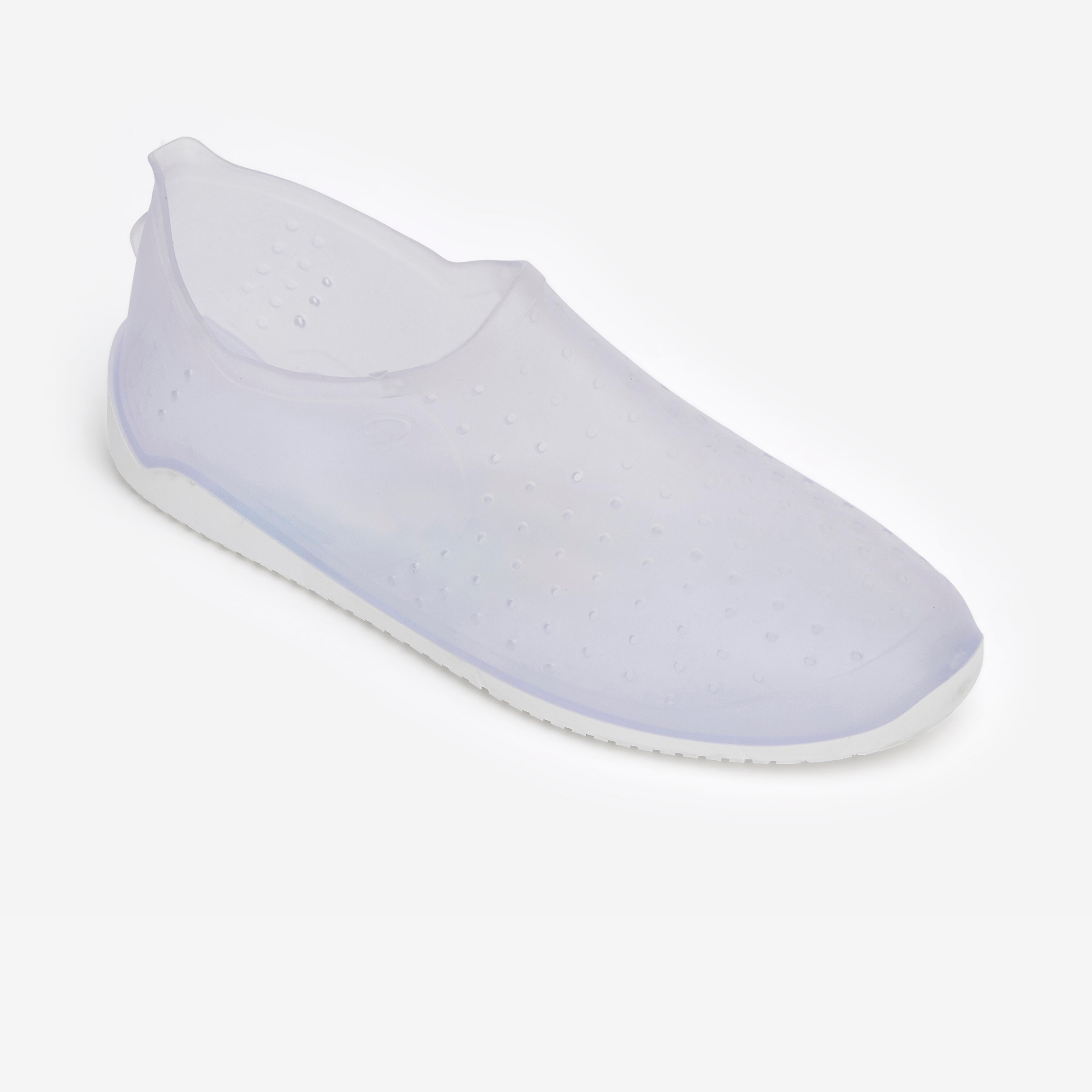 NABAIJI Priehľadná obuv Aquaflo Dot Fun na cvičenie vo vode šedá 1048@39-40-NABAIJI