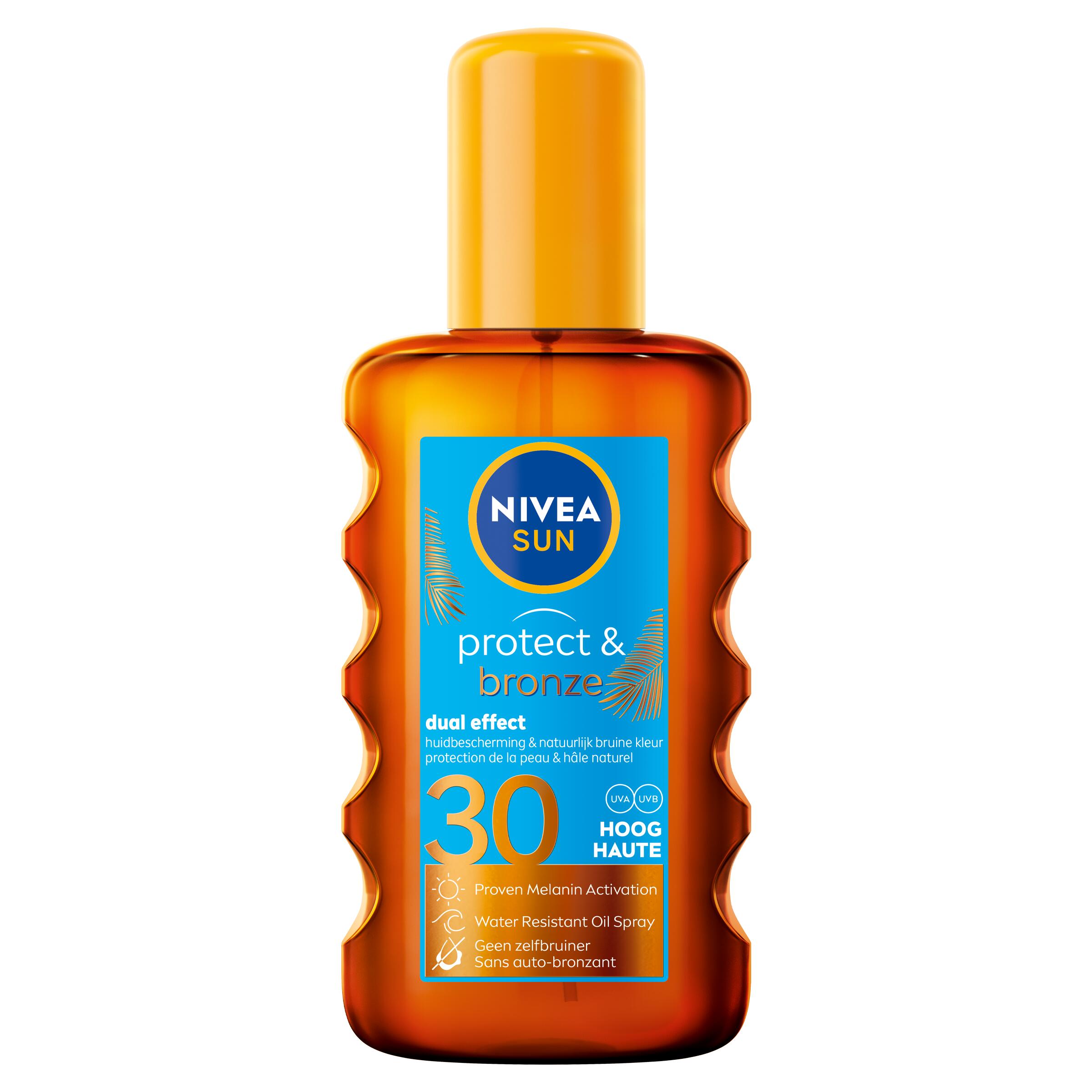 NIVEA Suchý olej na opaľovanie v spreji SPF 30 200 ml 132@200 ml-NIVEA