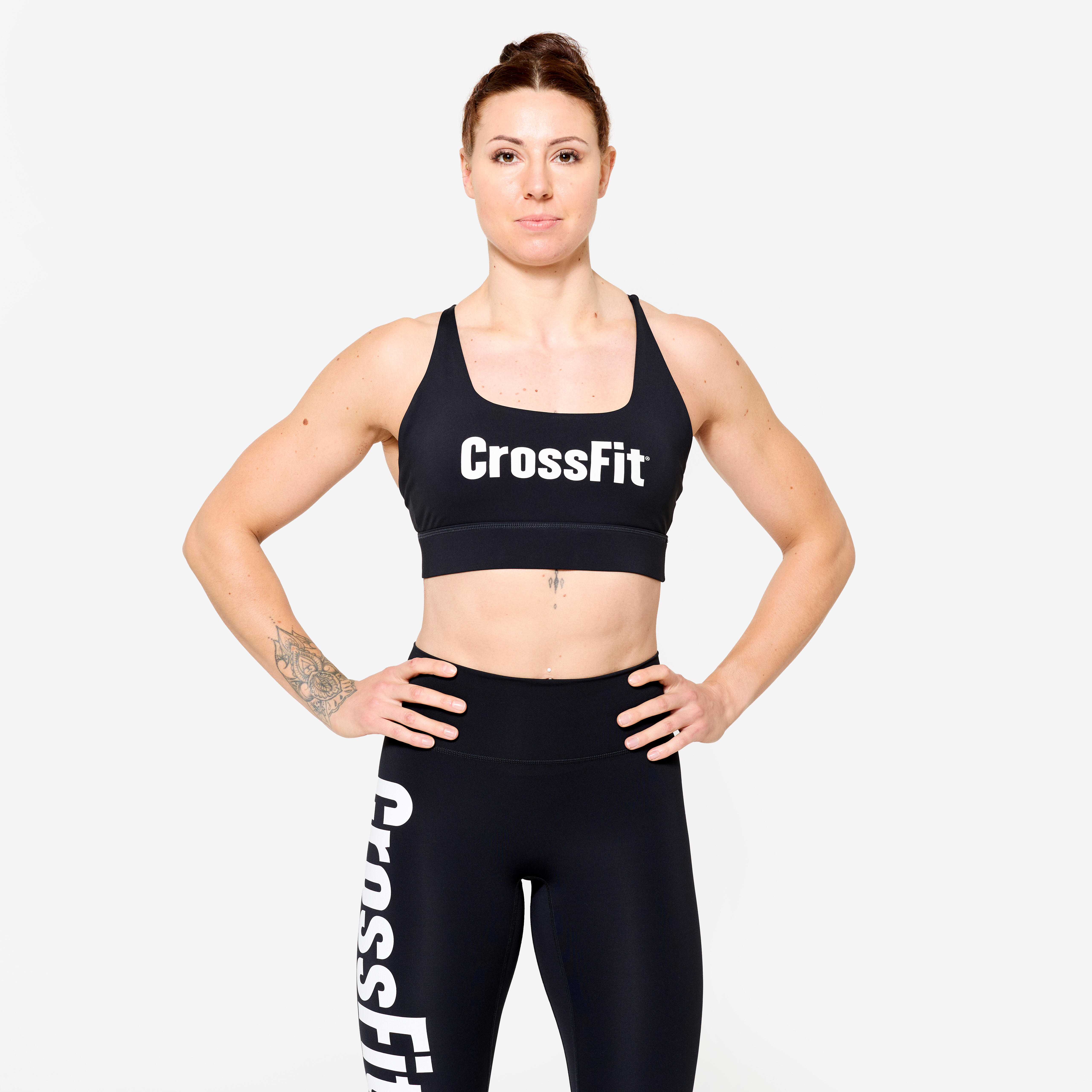NORTHERN SPIRIT Podprsenka na Crossfit® s miernym spevnením čierna 1387@M-NORTHERN SPIRIT