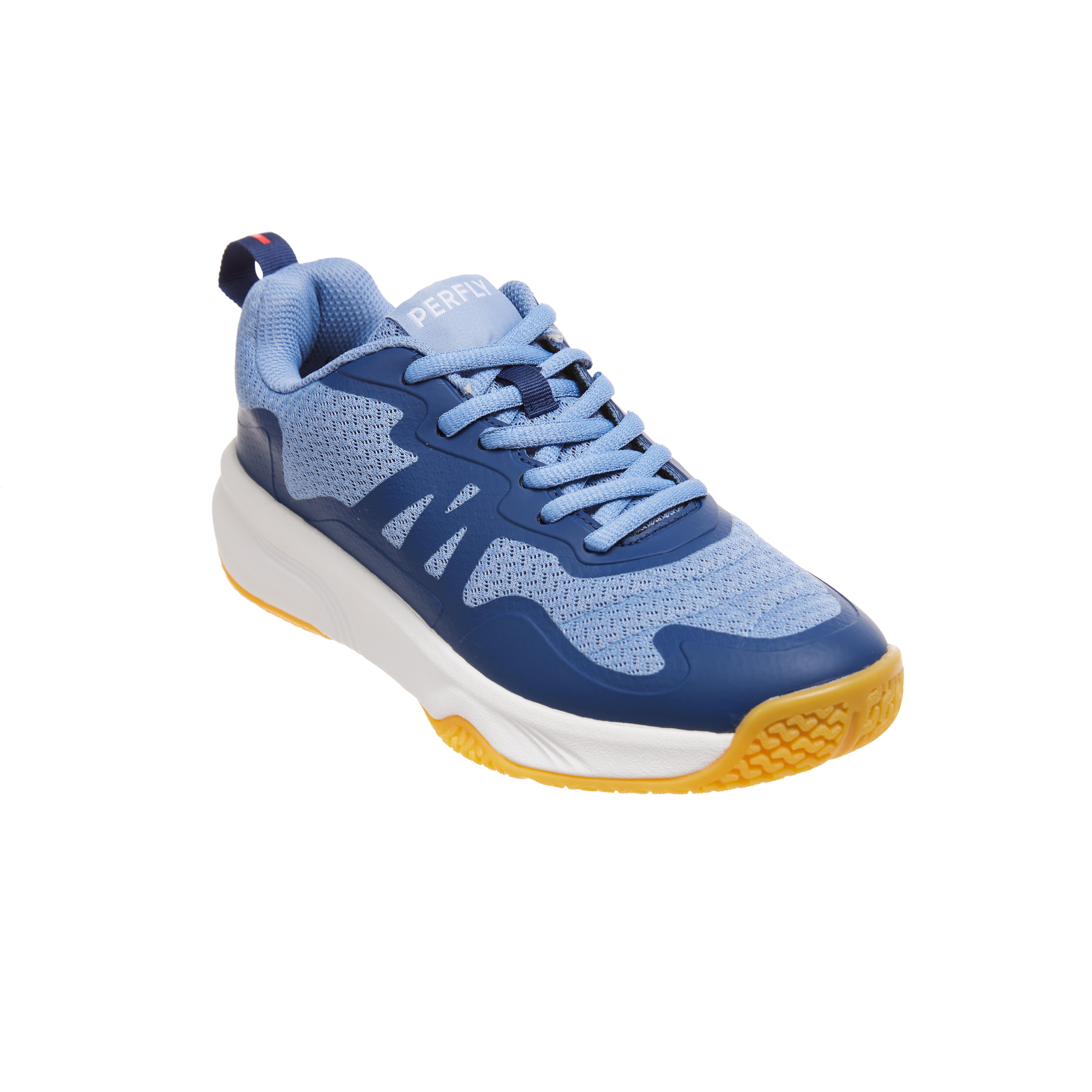 PERFLY Detská obuv na bedminton BS Sensation 530 tmavomodrá 274@38-PERFLY