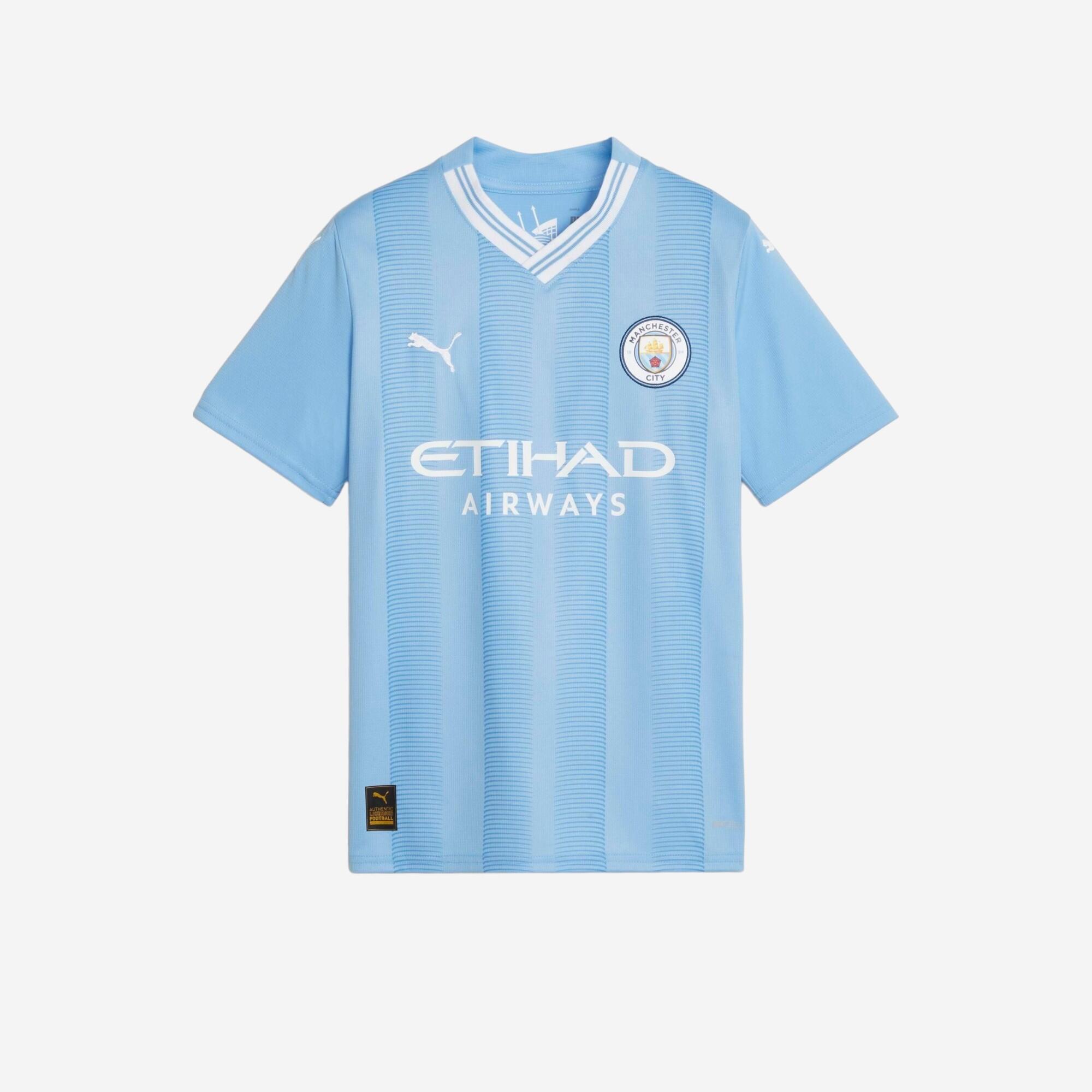 PUMA Detský domáci dres Manchester City na sezónu 23/24 modrá 280@140 cm - 10 Г-PUMA