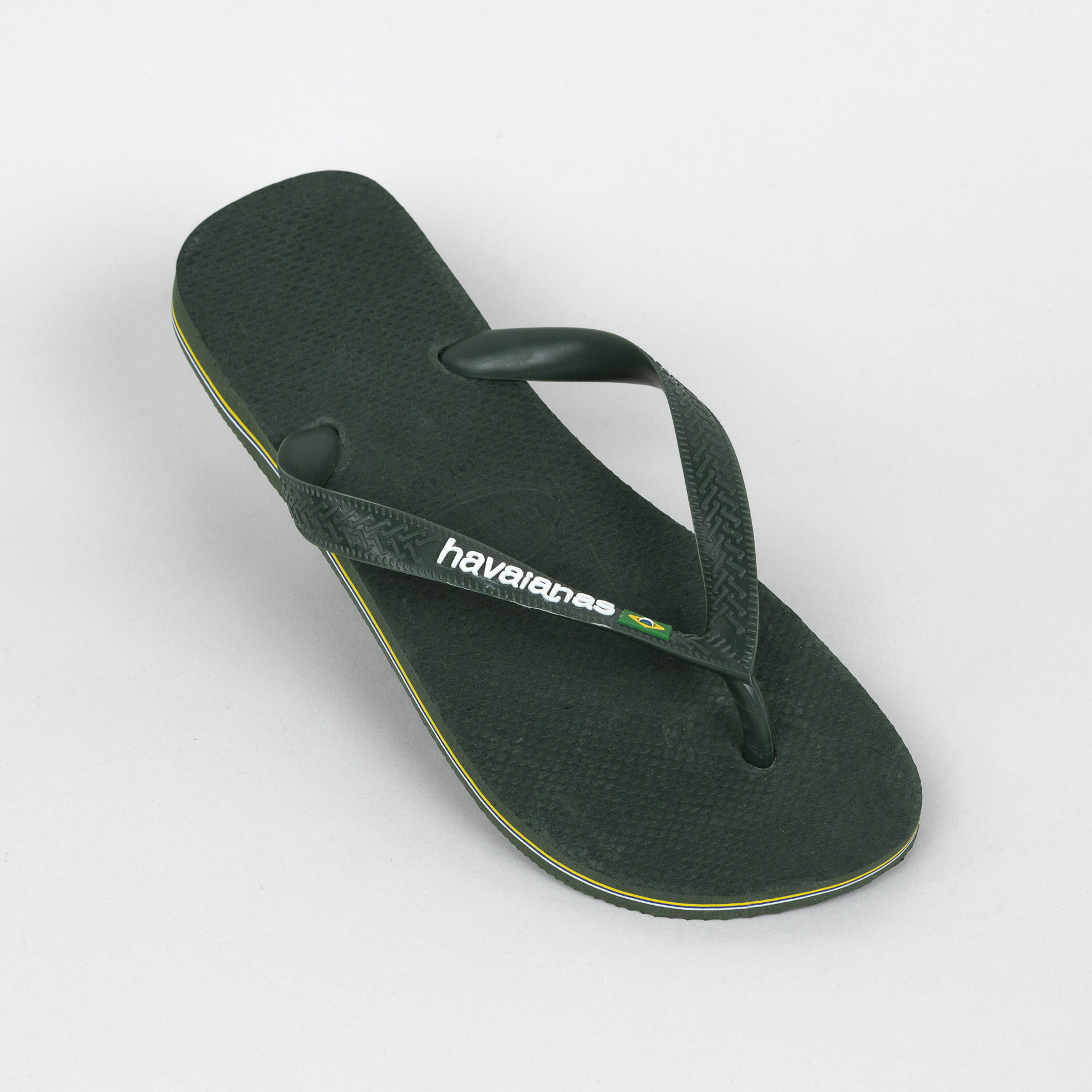 Pánske žabky Havaianas Brasil Logo sivozelené zelená 272@41-42-HAVAIANAS