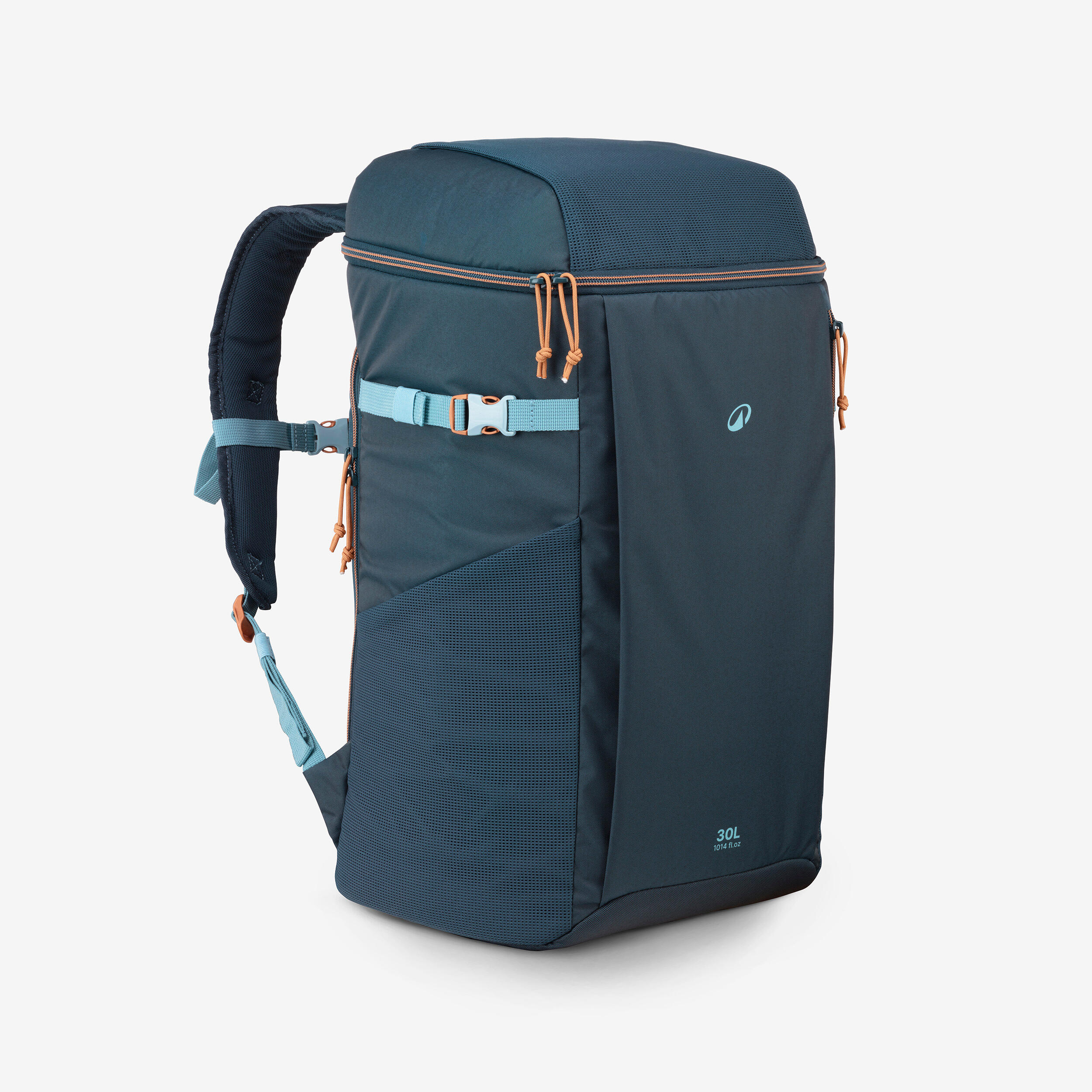 QUECHUA Batoh s chladiacim boxom 100 izotermický 30 l tmavomodrý zelená 132@30 l-QUECHUA