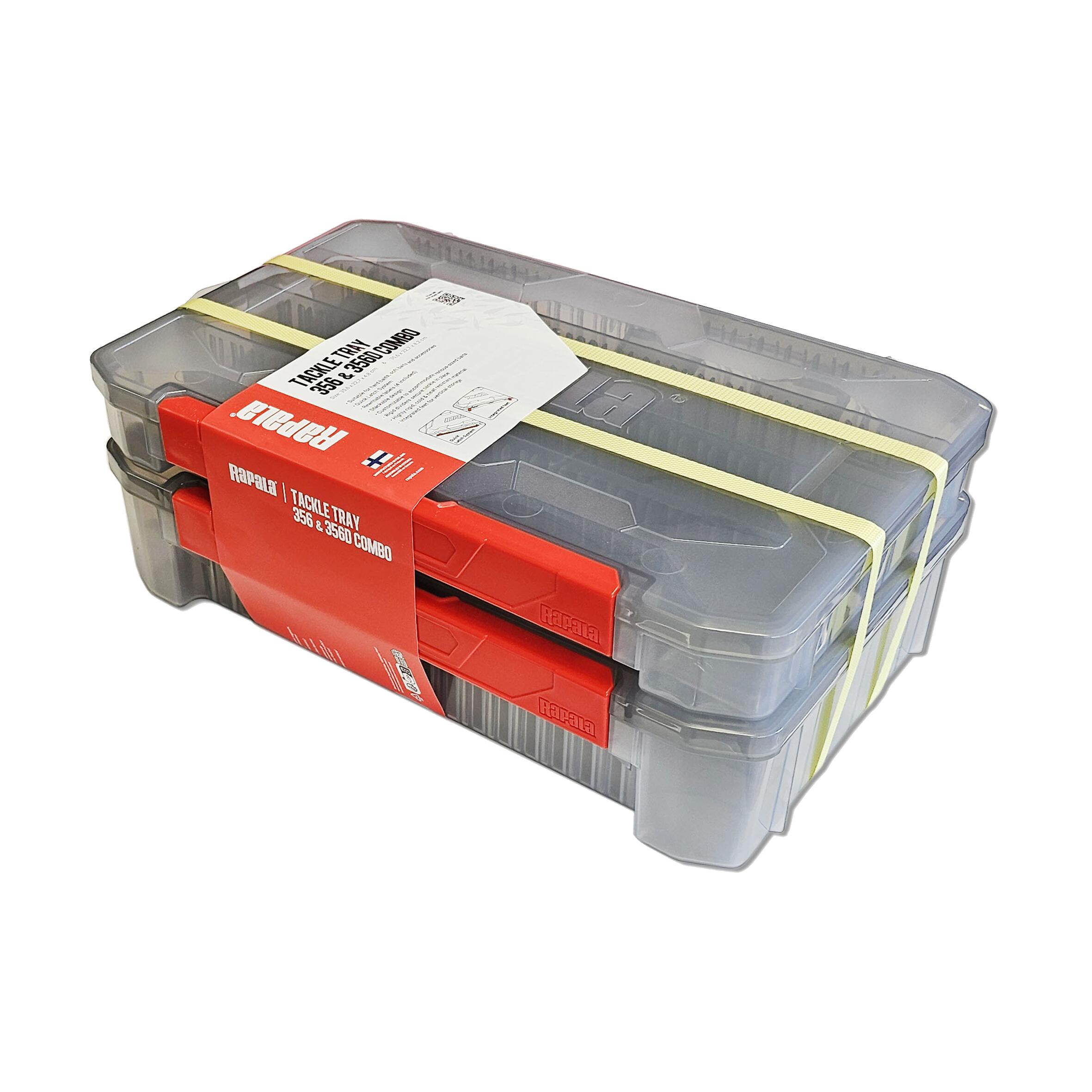 RAPALA Súprava dvoch rybárskych škatuliek Tackle Tray 35+Deep Open-RAPALA