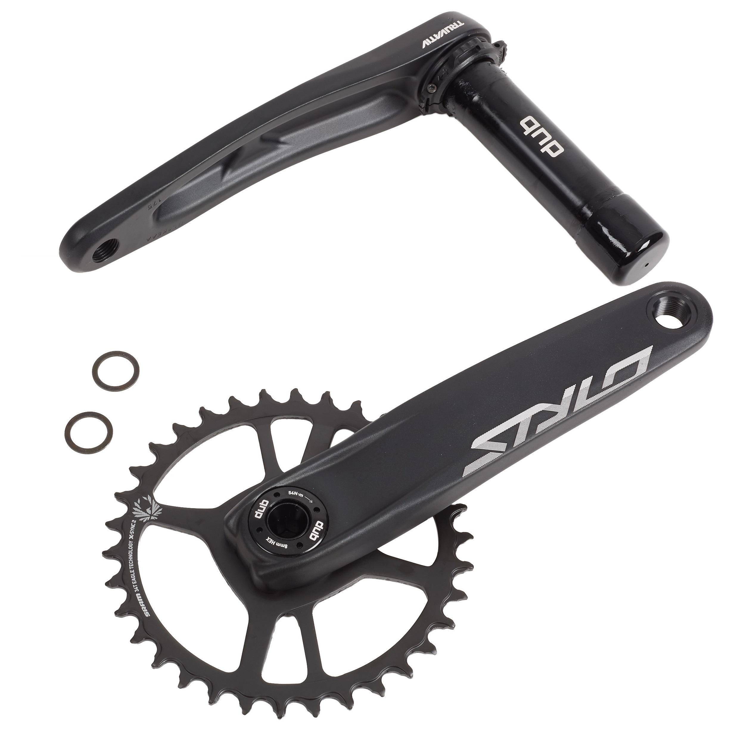 ROCKRIDER Jednoprevodník na horský bicykel STYLO 7K 34 zubov 170 mm/175 mm DUB 296@175 mm-ROCKRIDER