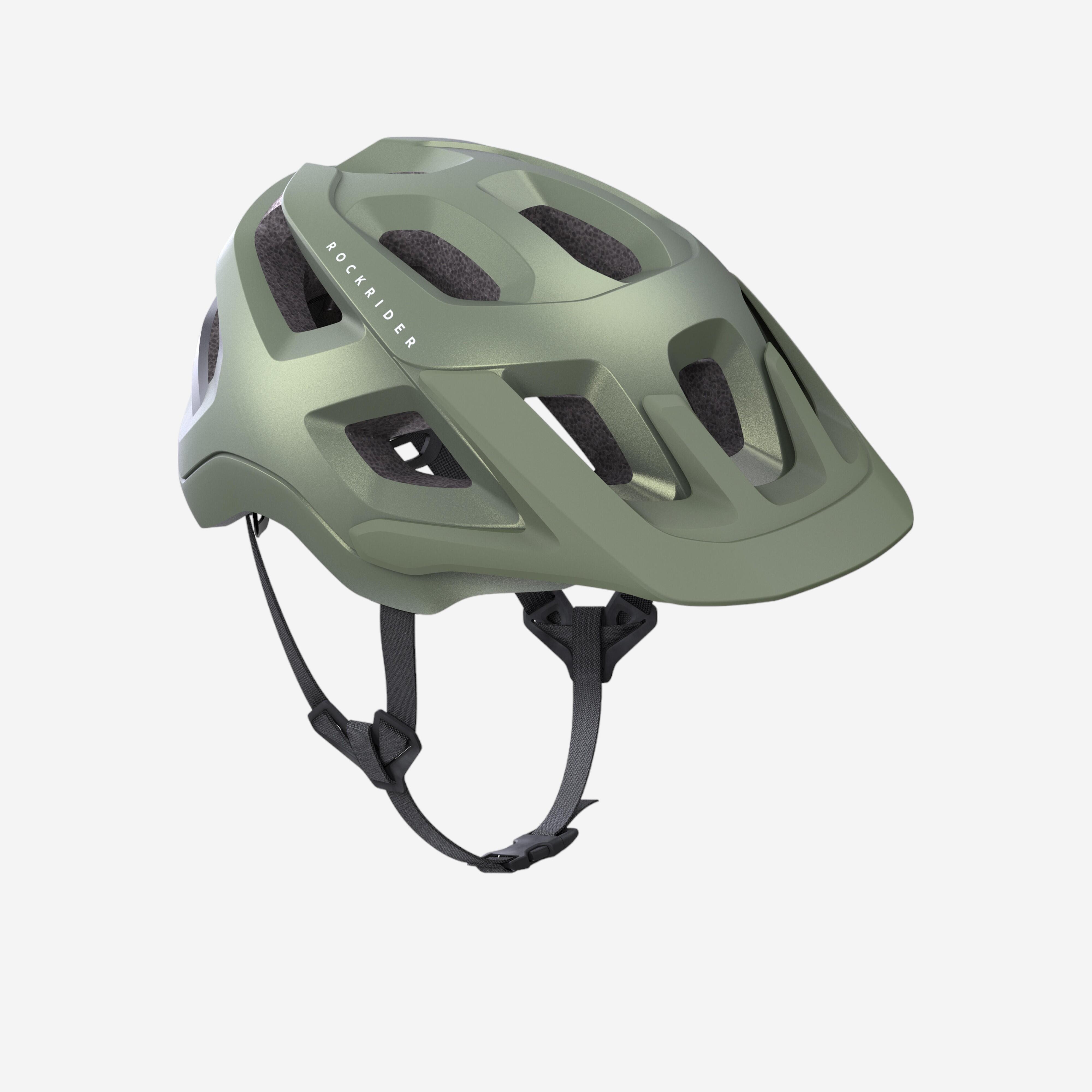 ROCKRIDER Prilba EXPL 500 na horskú cyklistiku zelená 200@M-ROCKRIDER