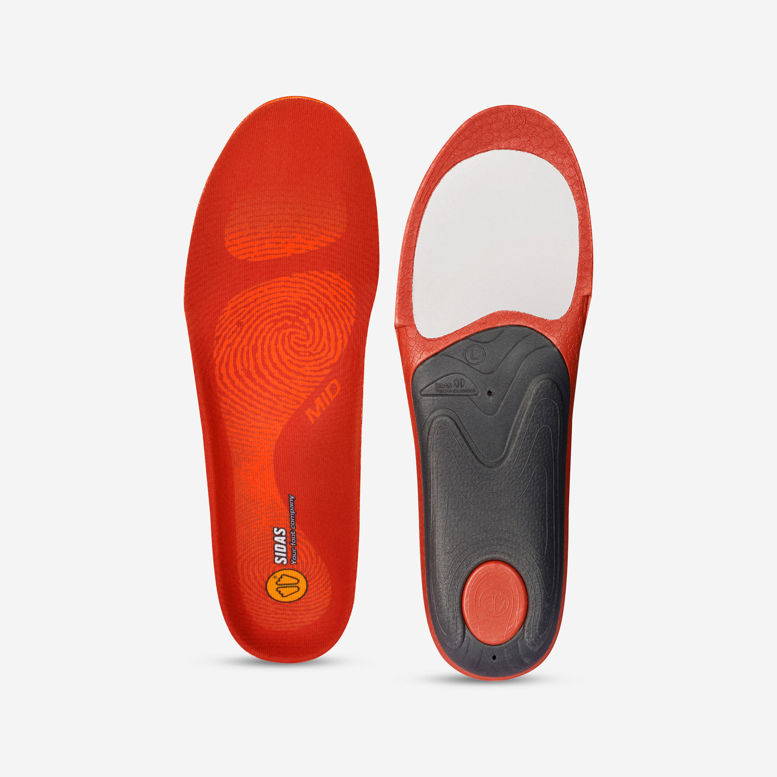 SIDAS Vložky do lyžiarok 3 Feet pre chodidlá so štandardnou klenbou oranžová 285@39-41 2023-SIDAS