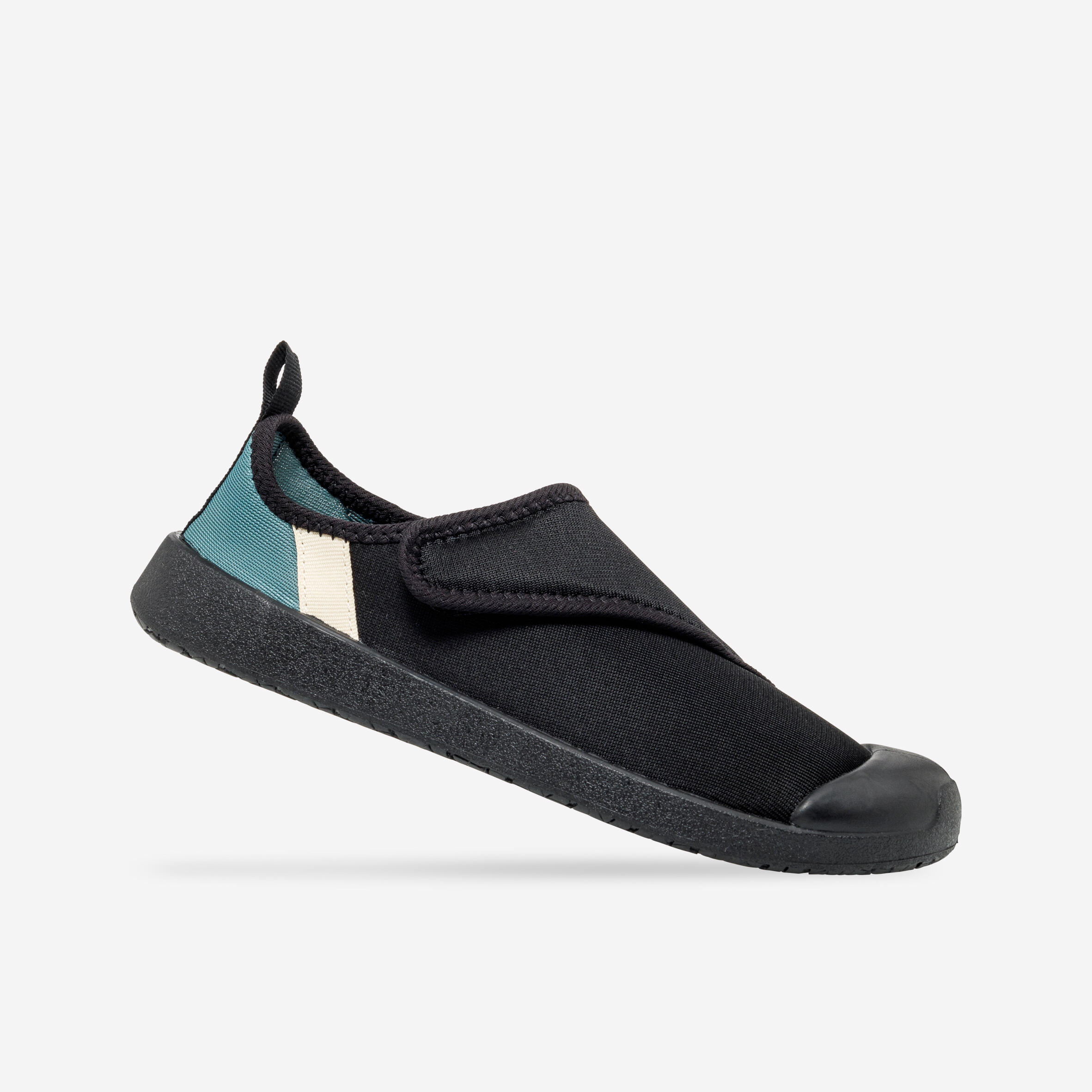 SUBEA Detská obuv do vody Aquashoes 120 so suchým zipsom čierna 274@30-31-SUBEA