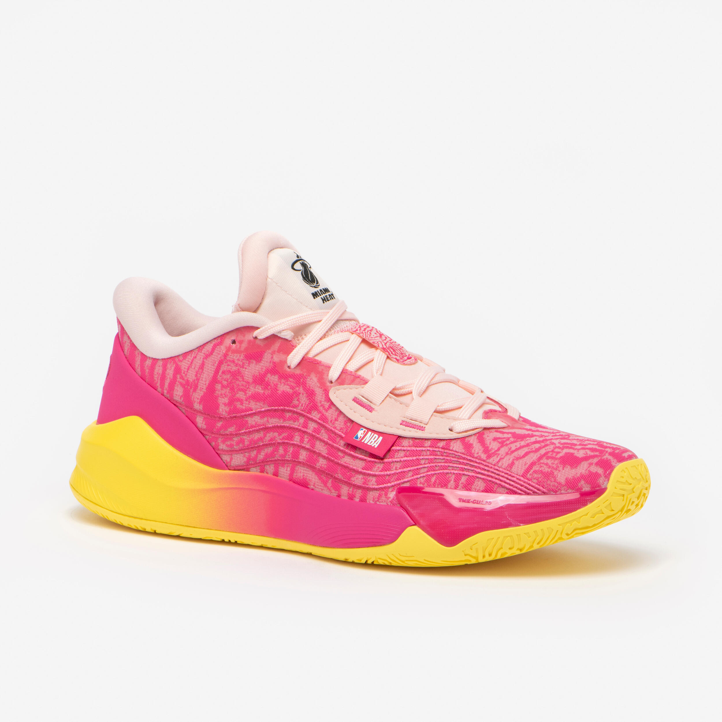 TARMAK Basketbalová nízka obuv Fast 900 NBA Heat unisex ružová 272@45-TARMAK