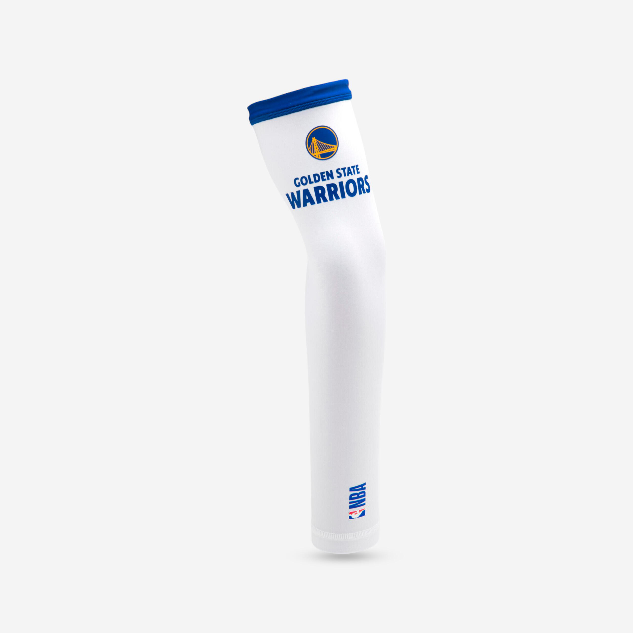 TARMAK Rukávnik na basketbal NBA Golden State Warriors pre dospelých E500 biely 120@4-TARMAK