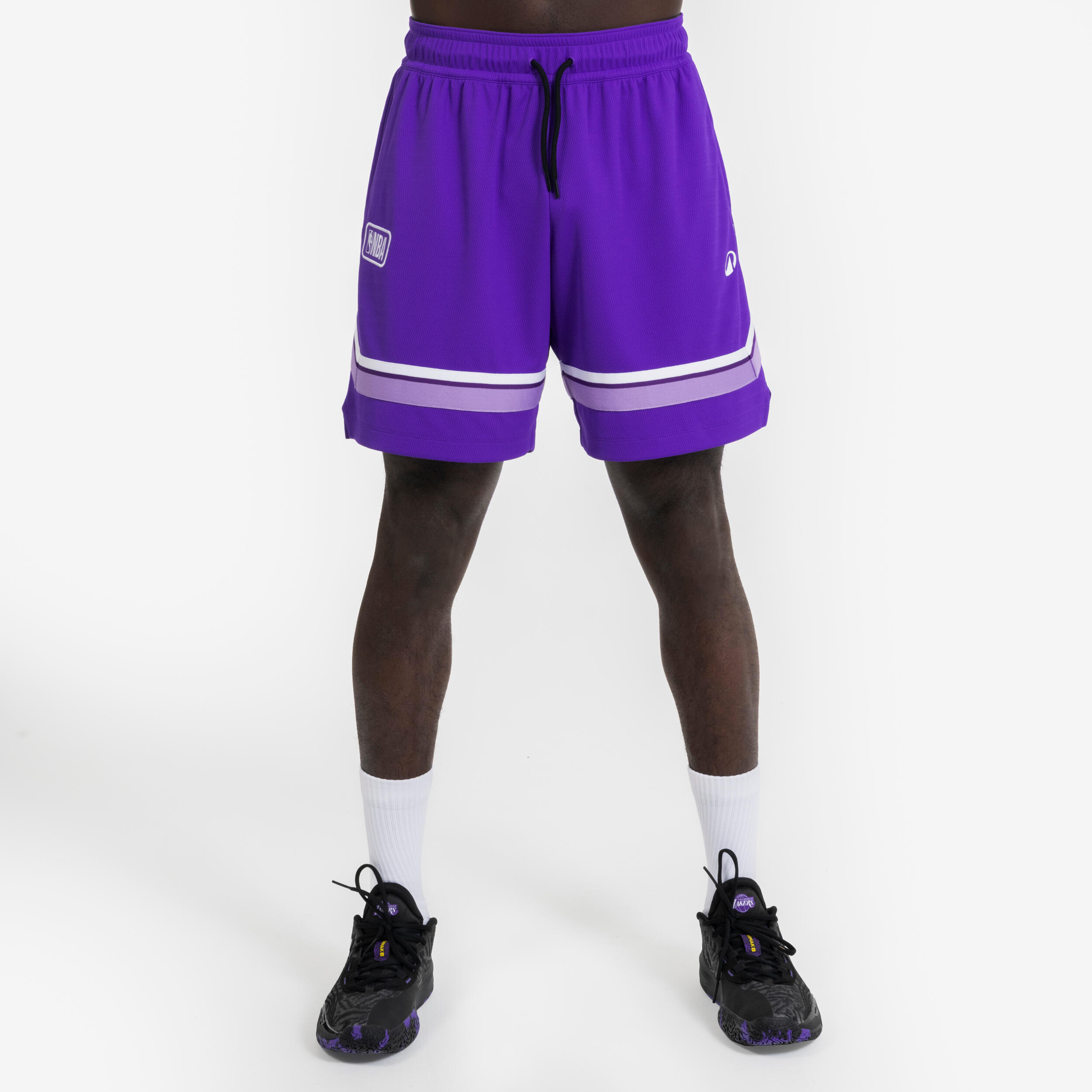 TARMAK Unisex basketbalové šortky SH 900 NBA fialové fialová 340@M-TARMAK