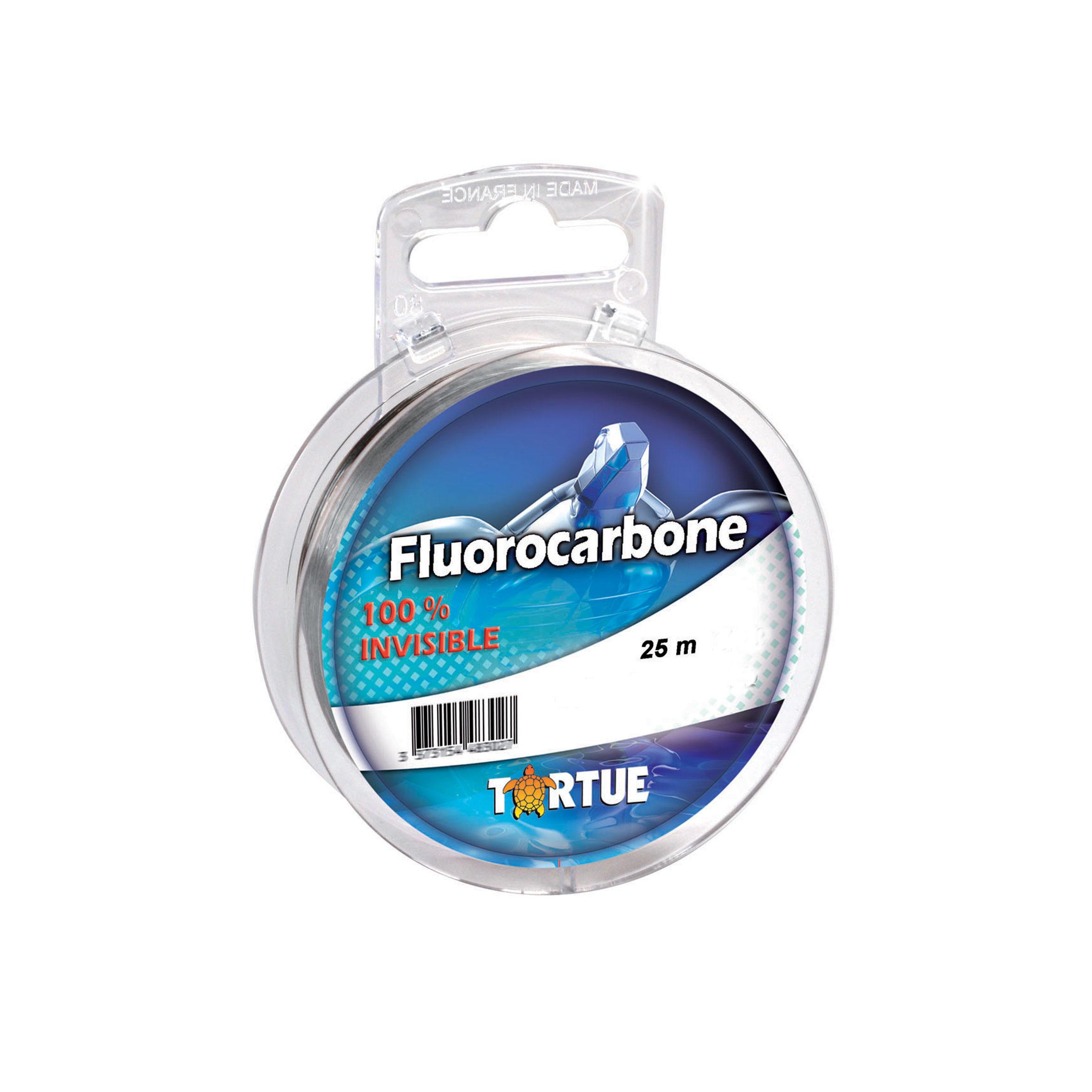 TORTUE Muškársky fluórokarbónový vlasec 25 m/0