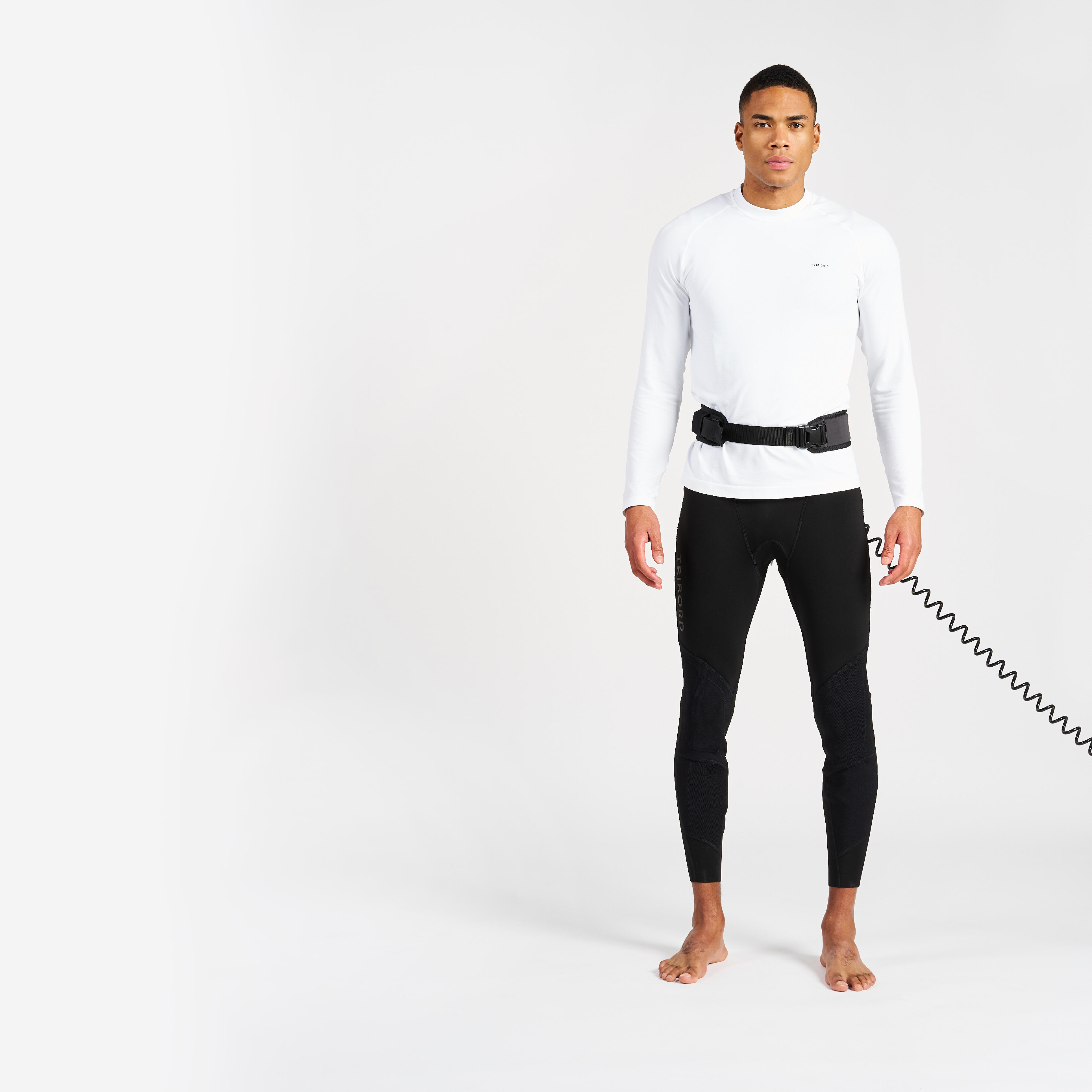 TRIBORD Leash s opaskom na dosku Wing foil 8'2 (250 cm)-TRIBORD