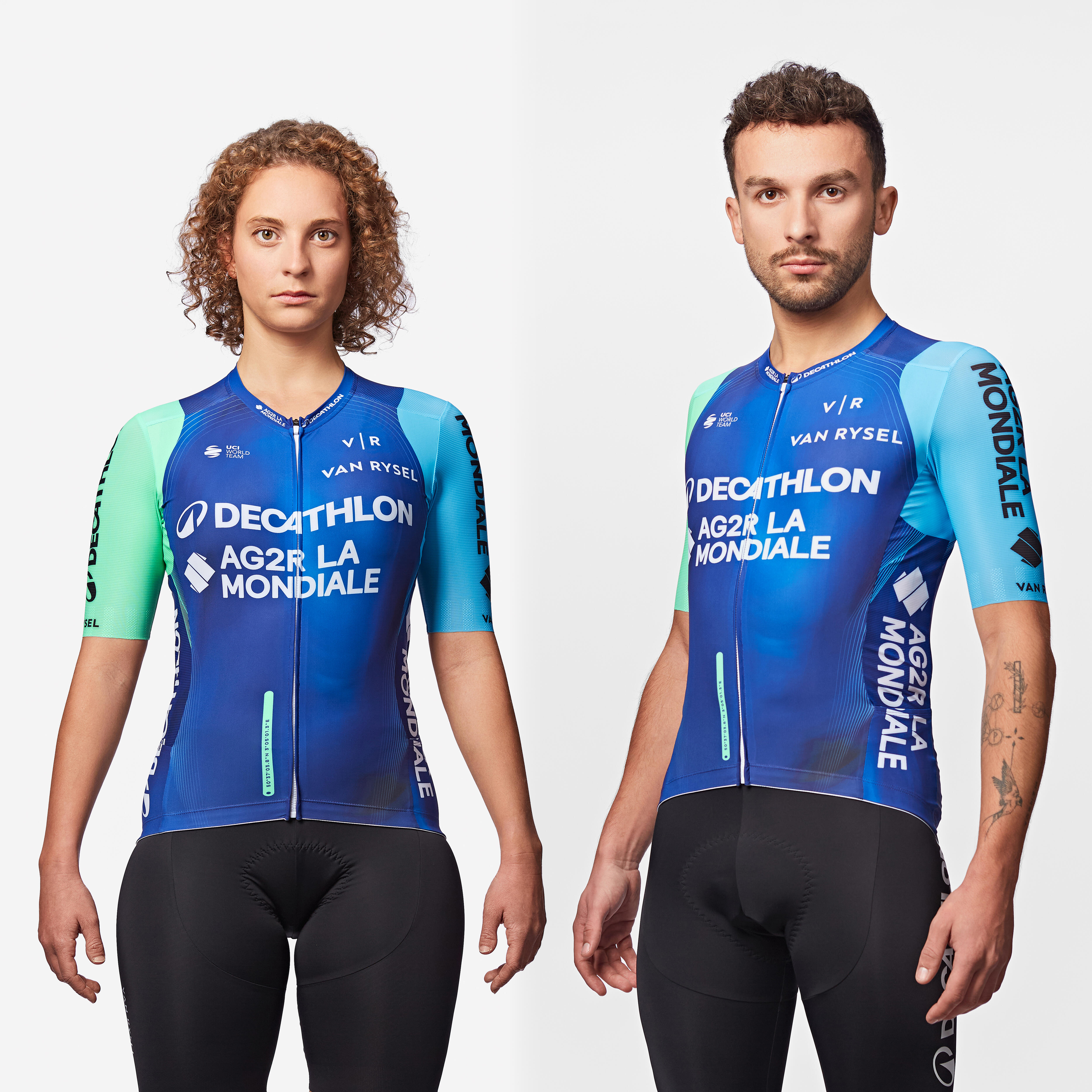 VAN RYSEL Cyklistický dres Decathlon AG2R La Mondiale Replica 200@S-VAN RYSEL
