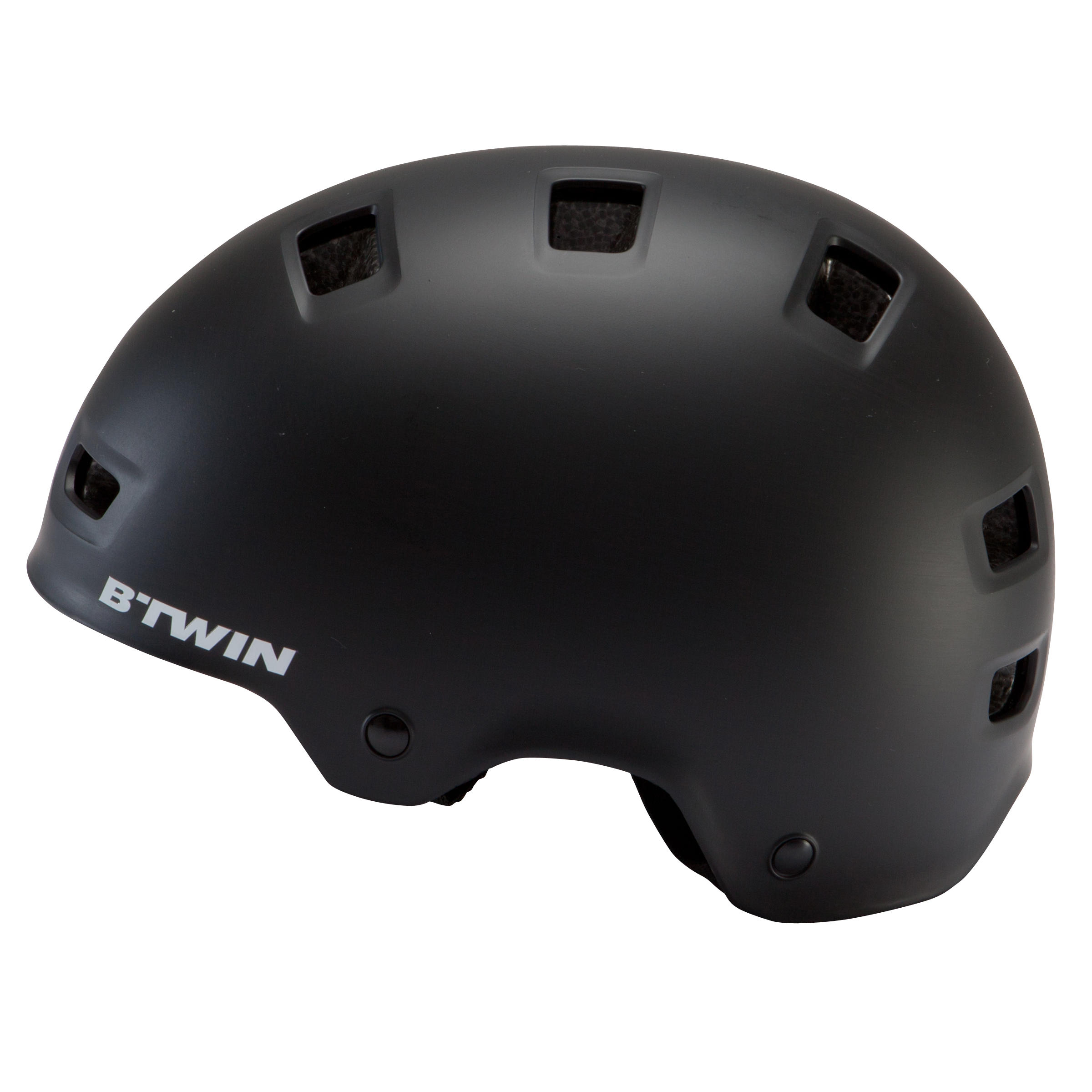BTWIN Cyklistická prilba Teen 500 čierna 200@M-BTWIN