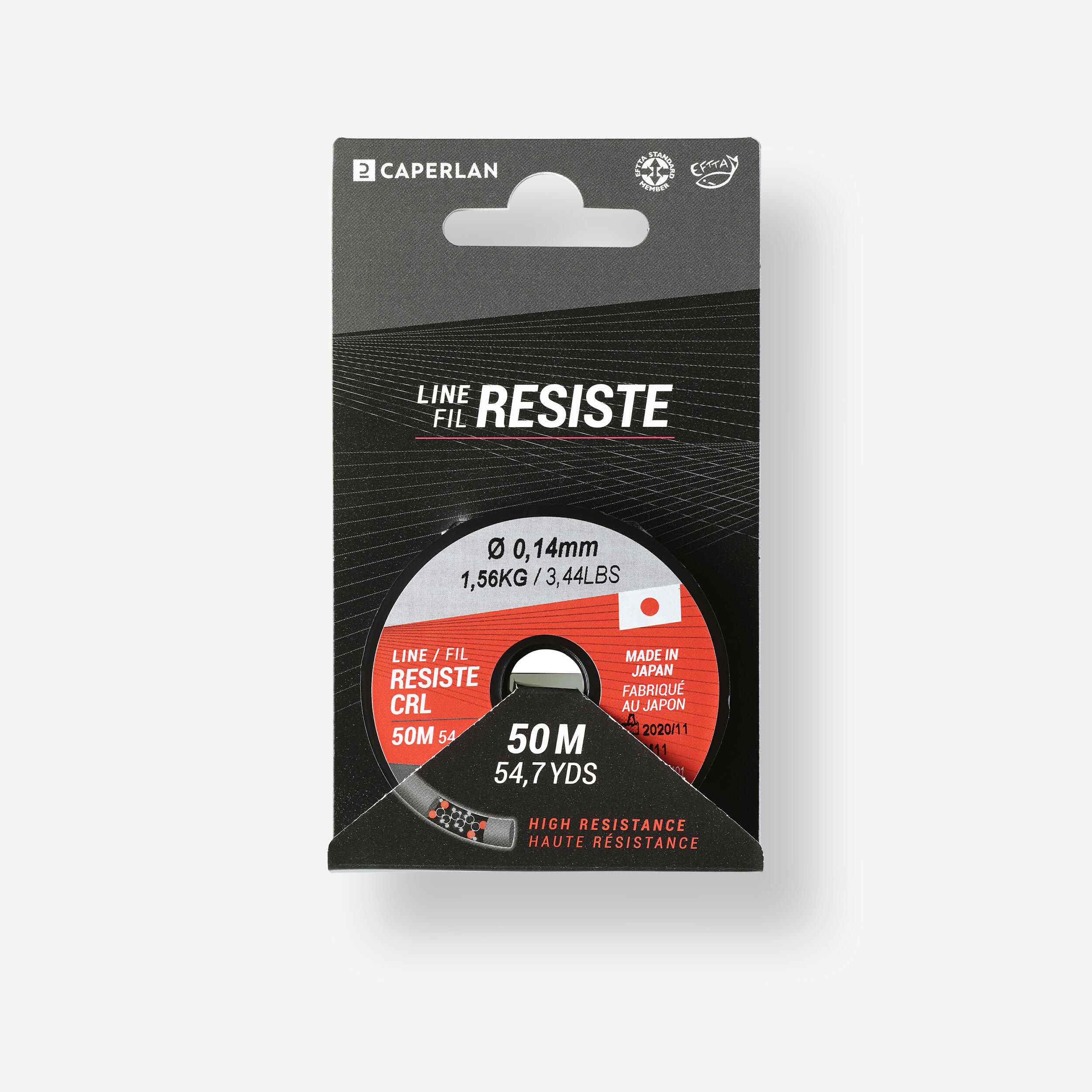 CAPERLAN Vlasec Line Resist CRL 50m/0