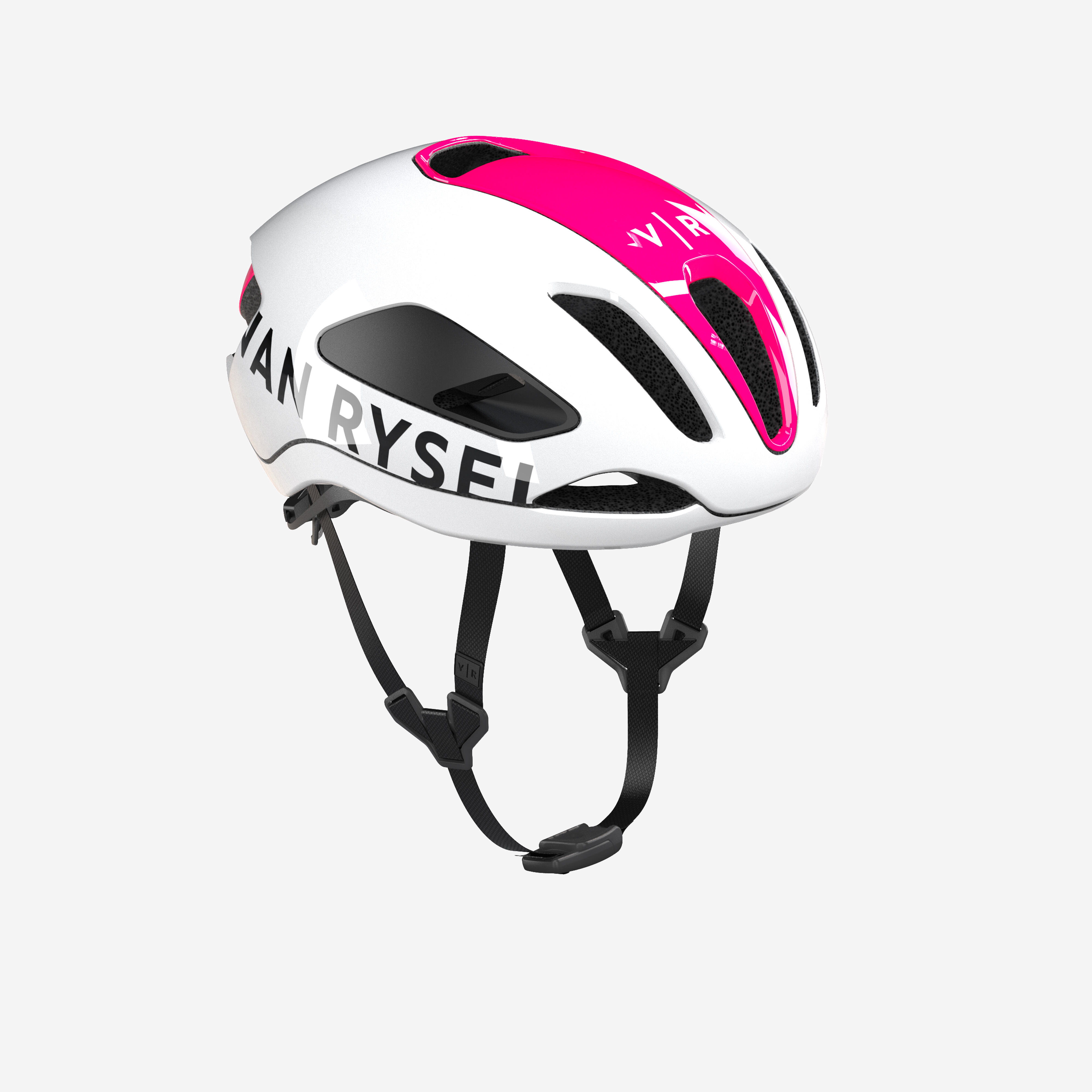 Cyklistická prilba RCR-F MIPS aerodynamická Van Rysel Roubaix biela 200@M-VAN RYSEL
