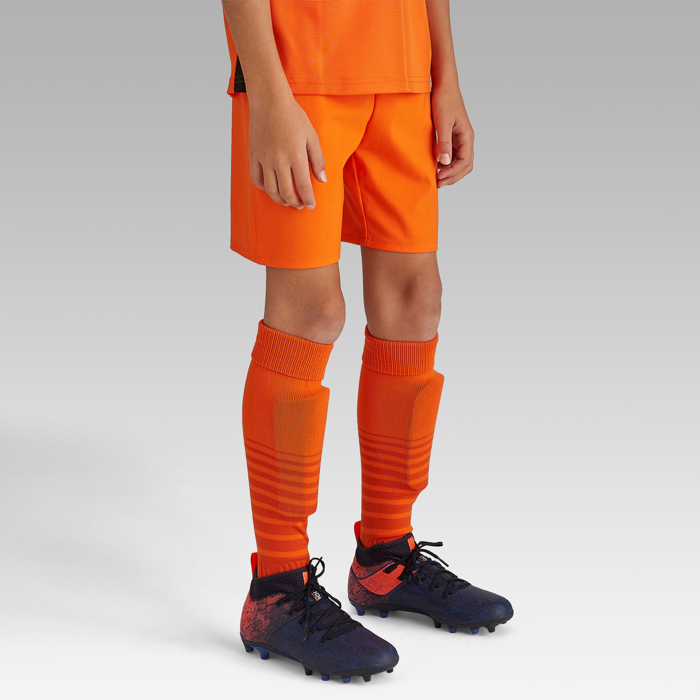KIPSTA Detské futbalové šortky Viralto Club oranžové oranžová 161-172 cm-KIPSTA