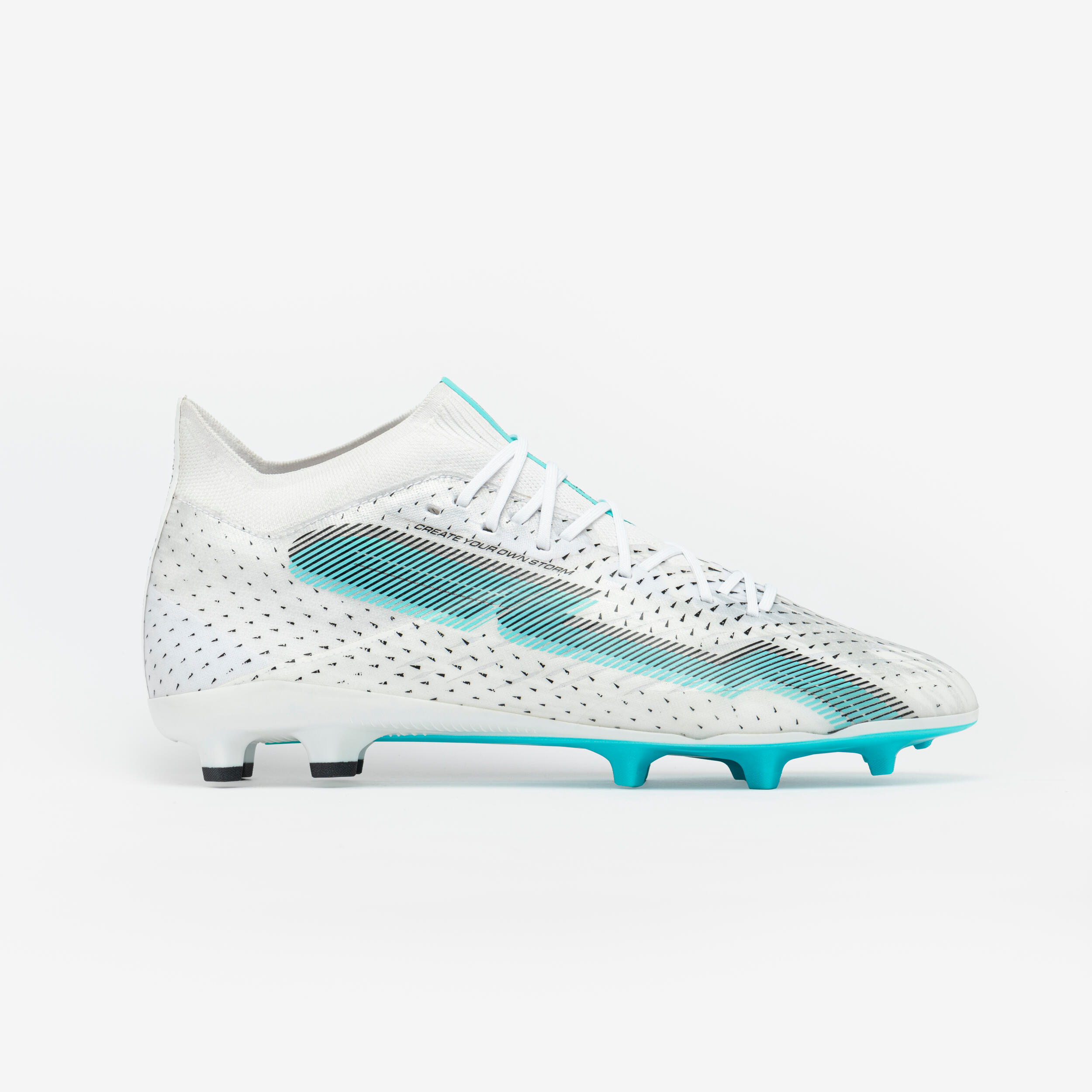 KIPSTA Futbalové kopačky CLR ELITE SILVER STORM FG biele 40-KIPSTA