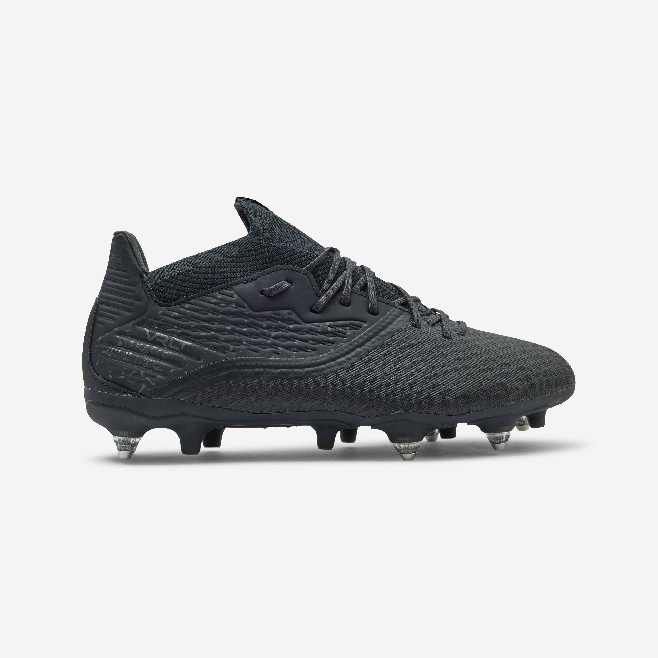 KIPSTA Futbalové kopačky VIRALTO III 3D AIR MESH SG Intense čierne šedá 47-KIPSTA