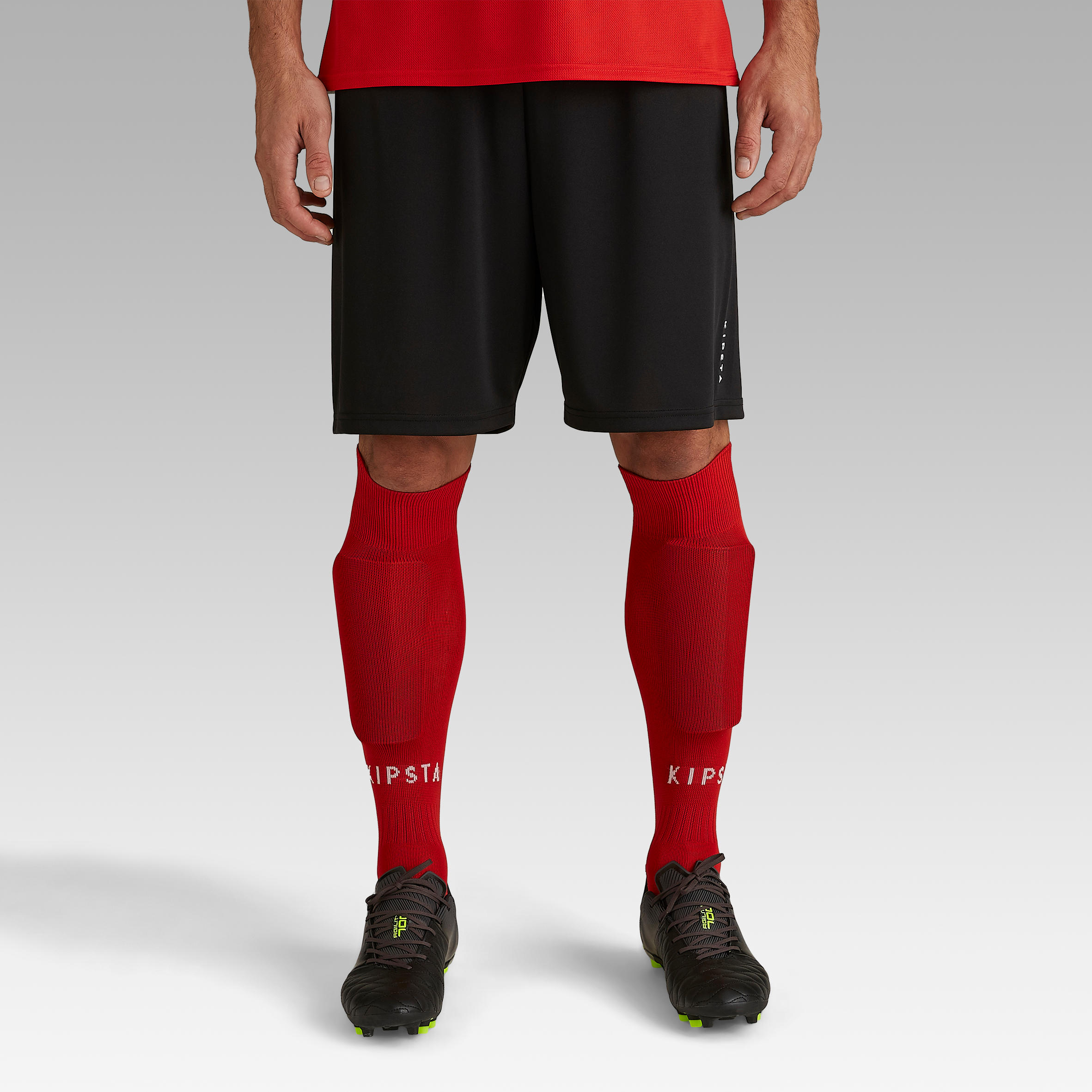 KIPSTA Futbalové šortky Essentiel čierne 200@2XL-KIPSTA