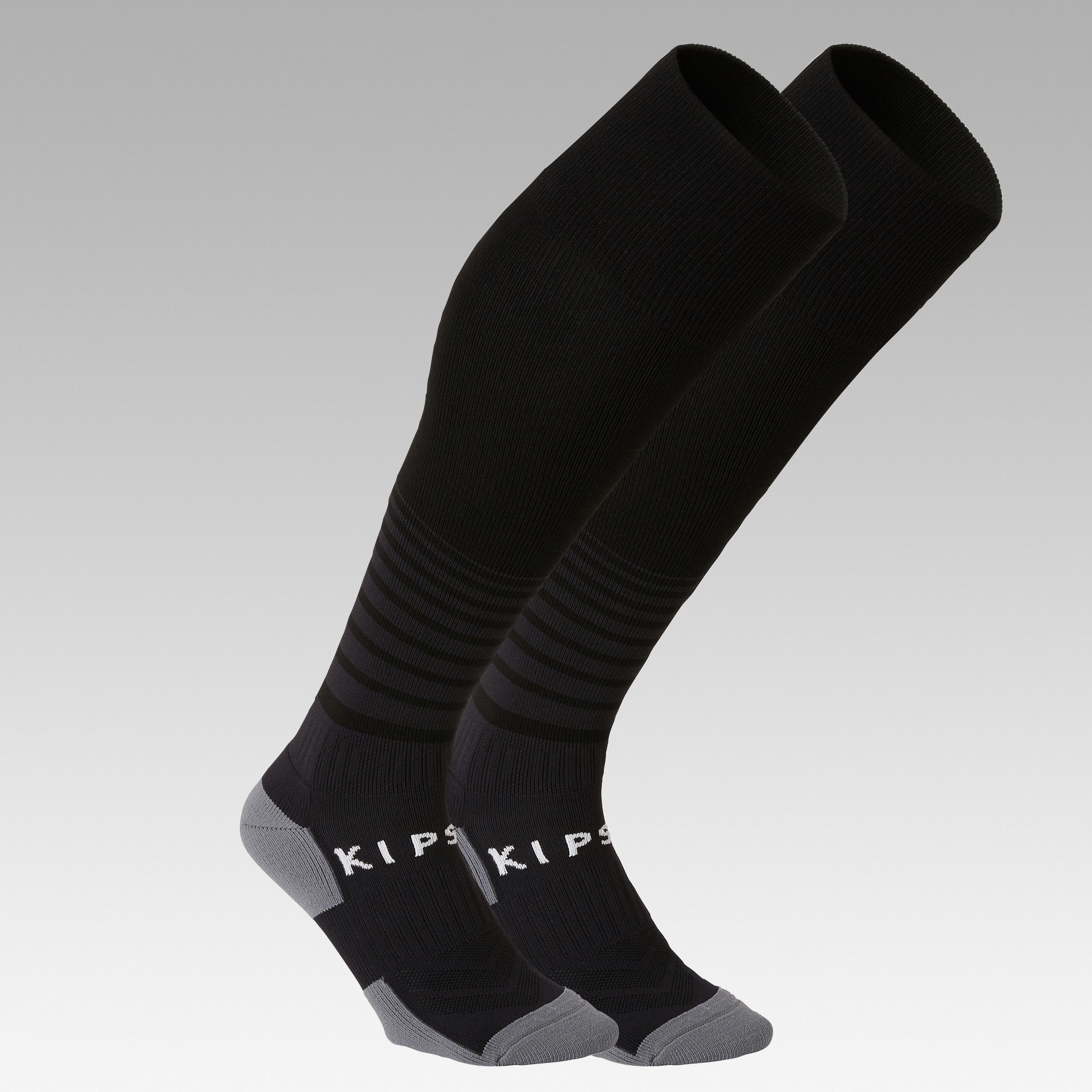 KIPSTA Futbalové štulpne Viralto Club čierne 272@42-44-KIPSTA