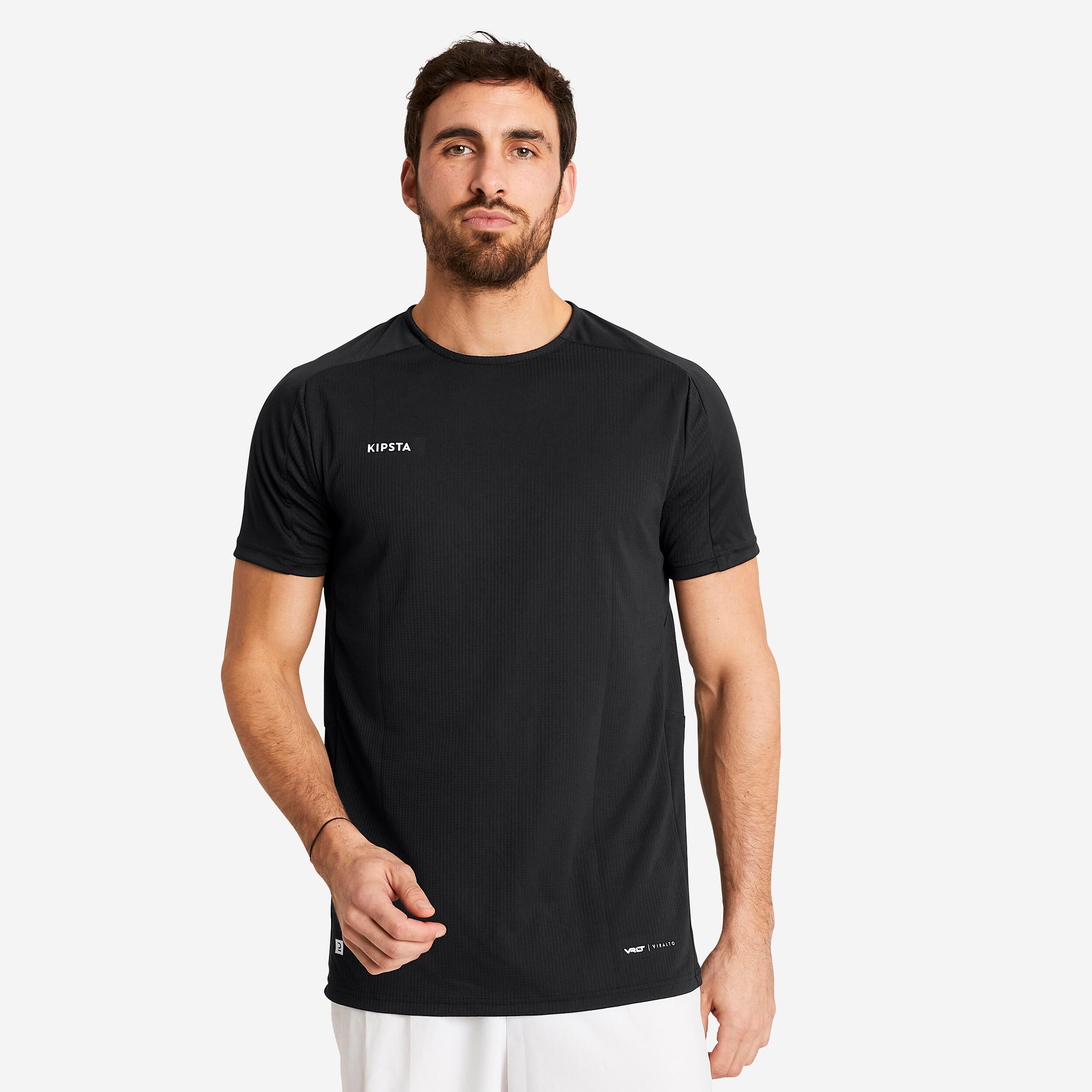 KIPSTA Futbalový dres VIRALTO CLUB s krátkym rukávom čierny 349@XL-KIPSTA